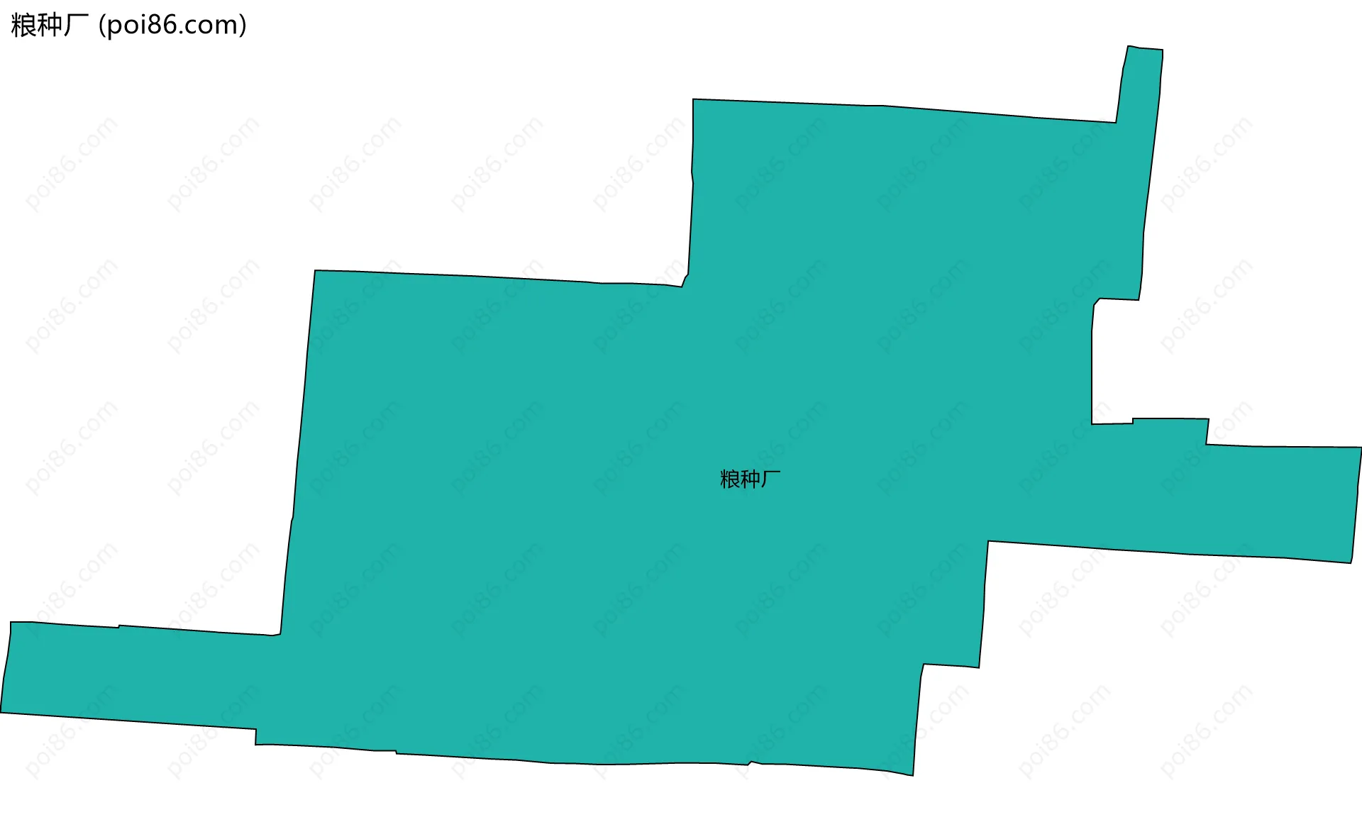 粮种厂边界地图