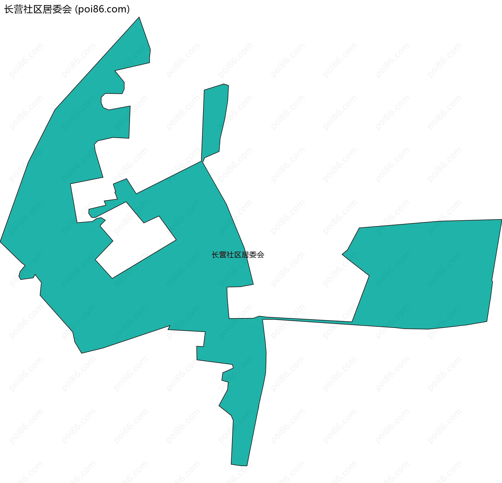 长营社区居委会边界地图