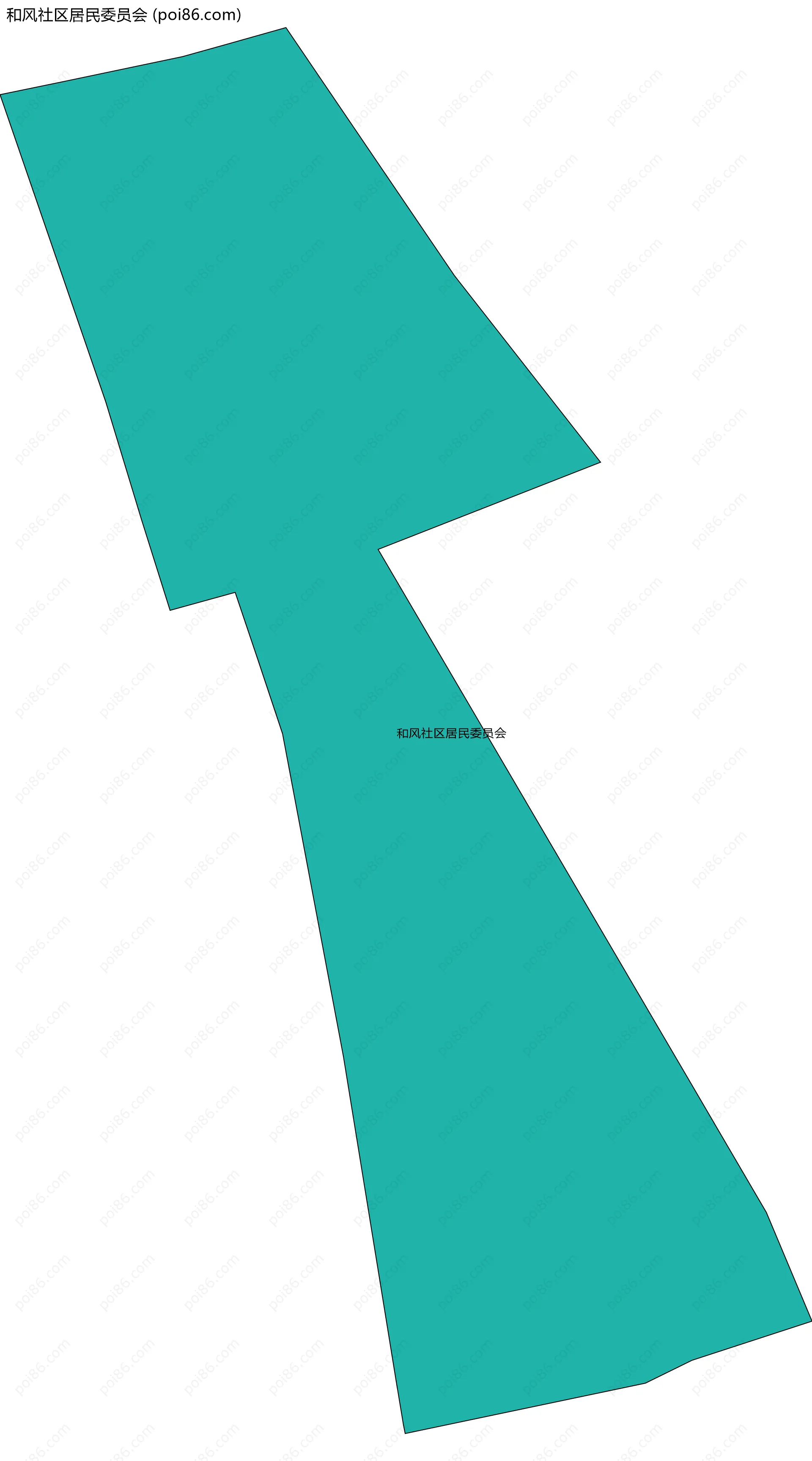 和风社区居民委员会边界地图