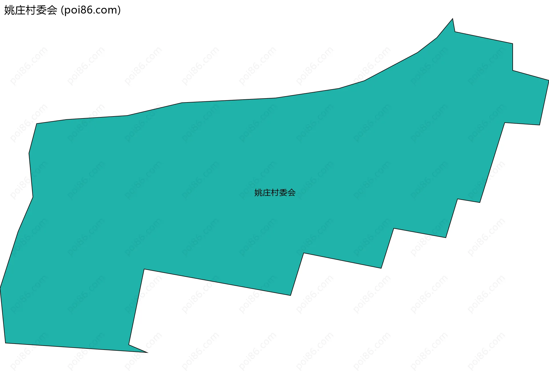 姚庄村委会边界地图
