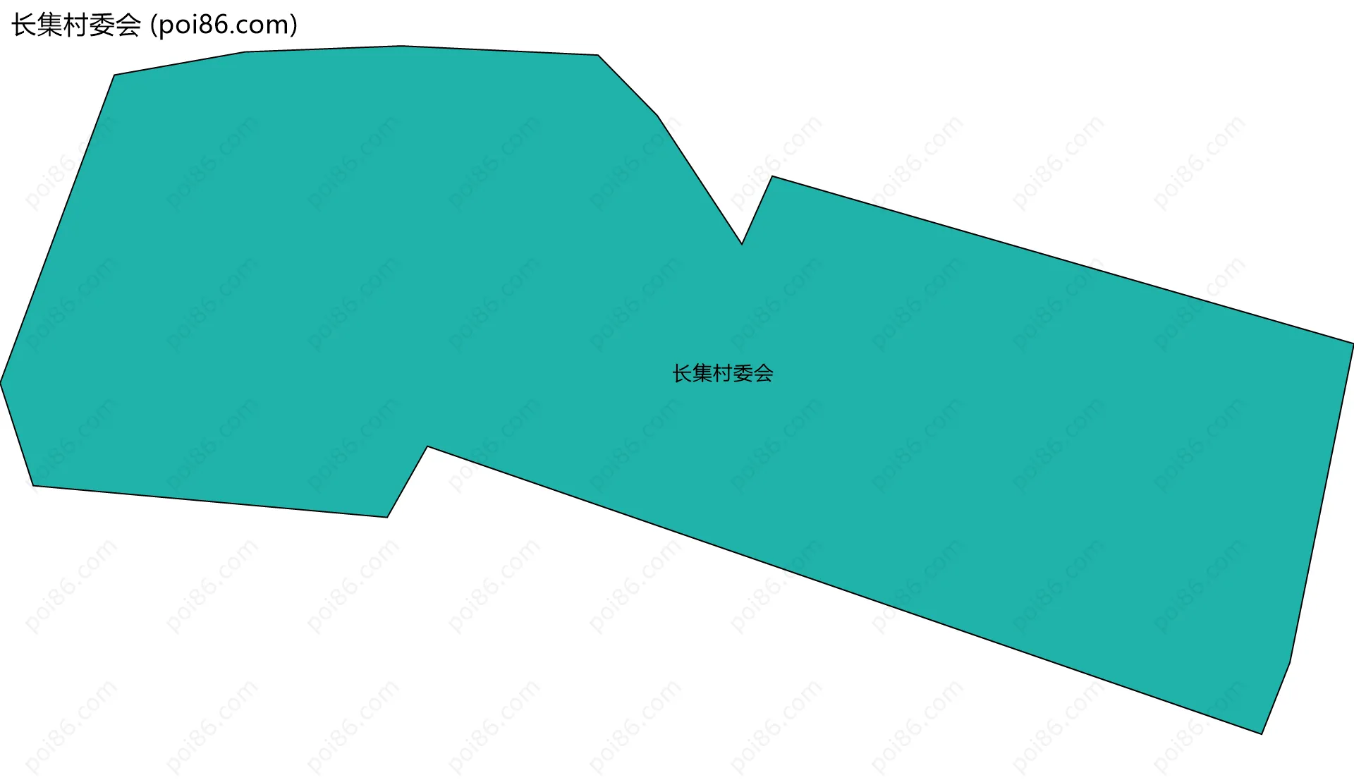 长集村委会边界地图