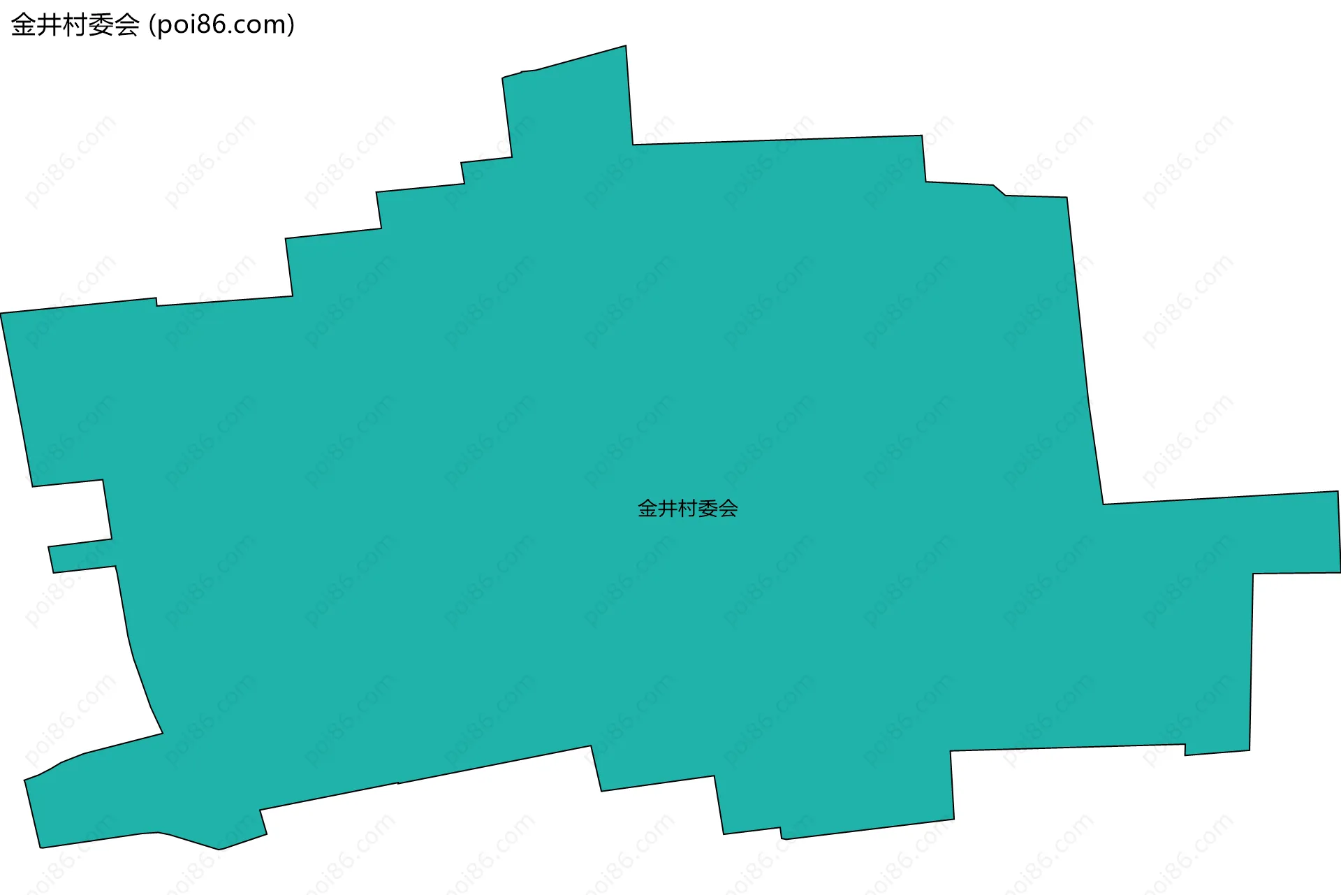 金井村委会边界地图