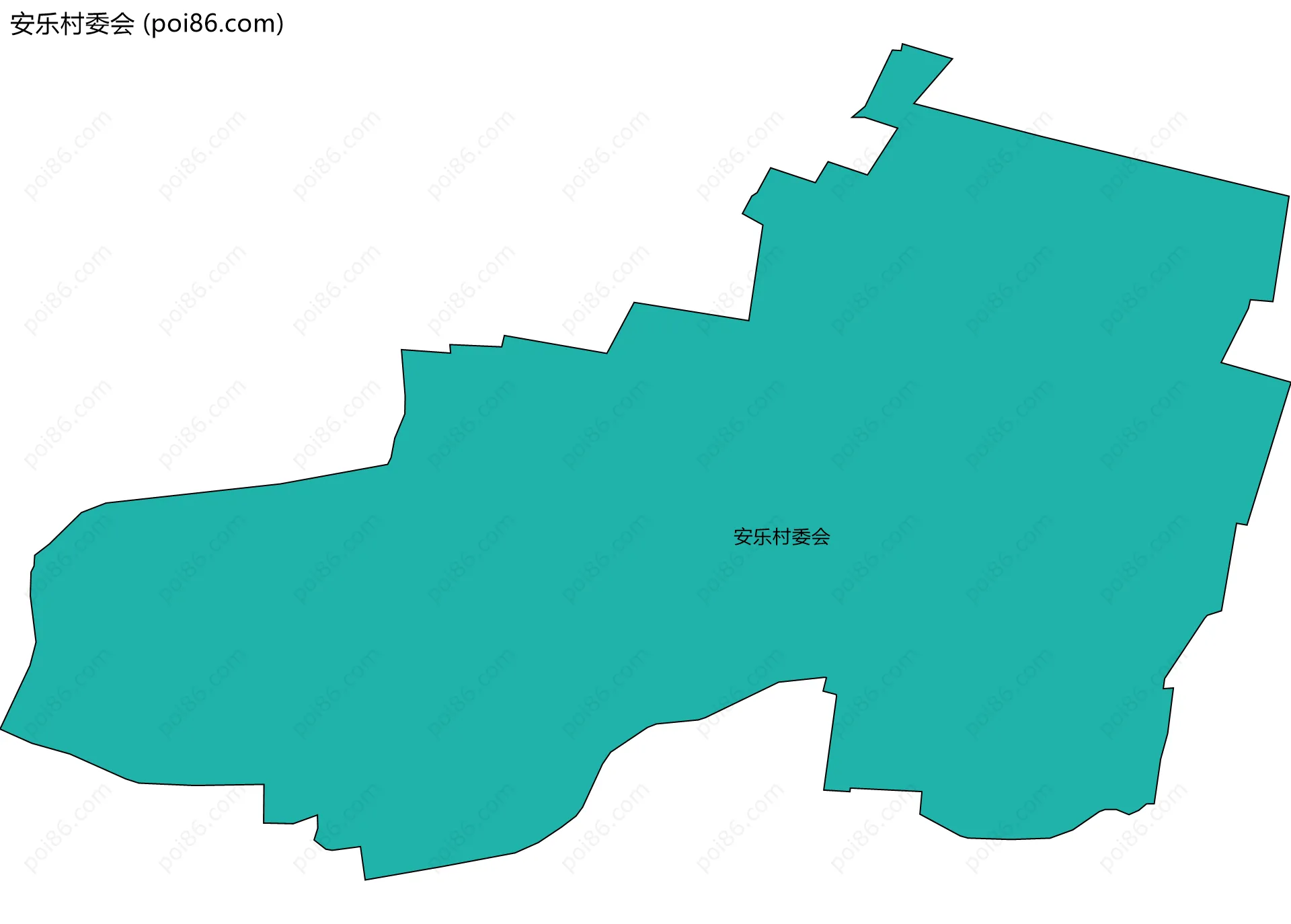 安乐村委会边界地图