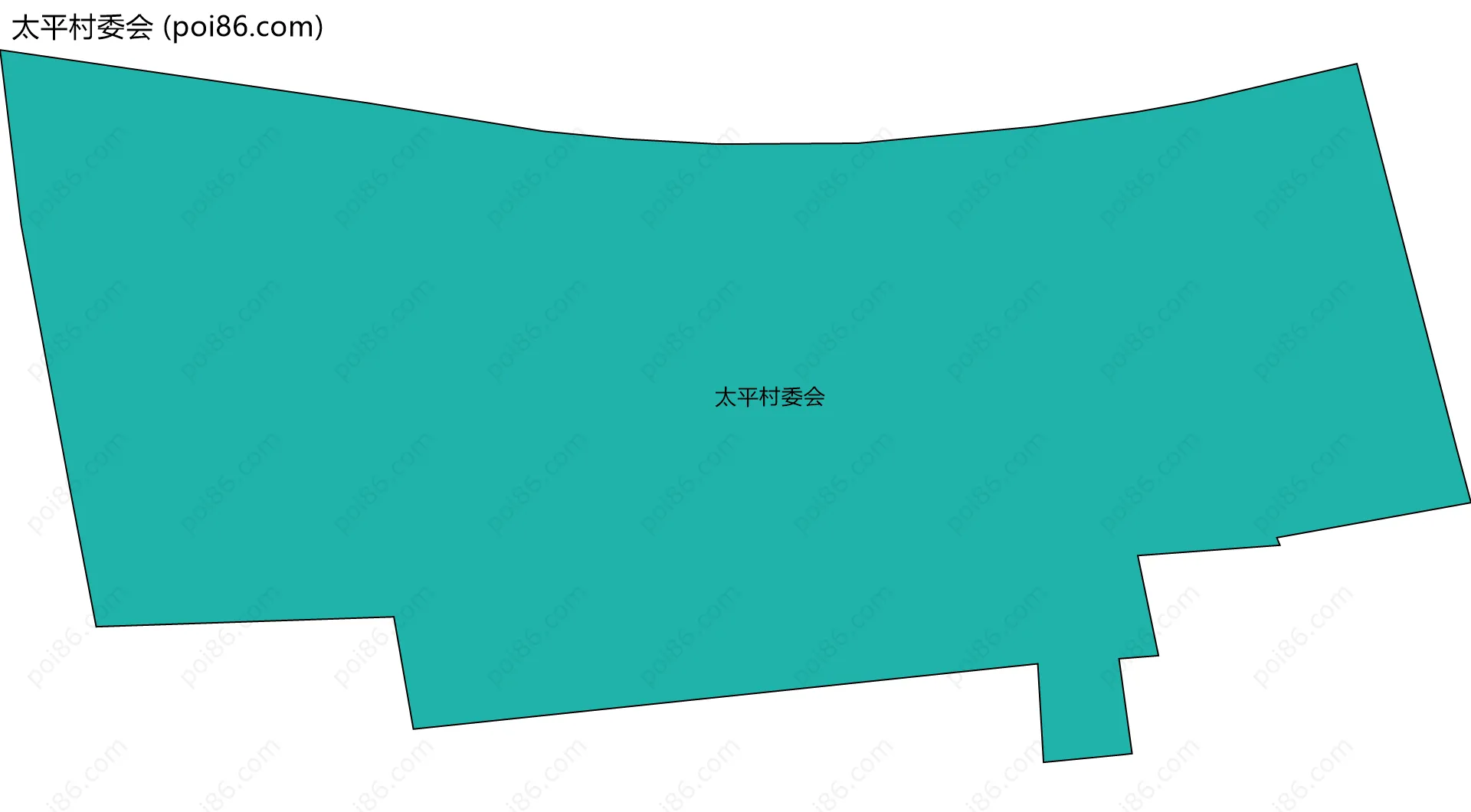 太平村委会边界地图