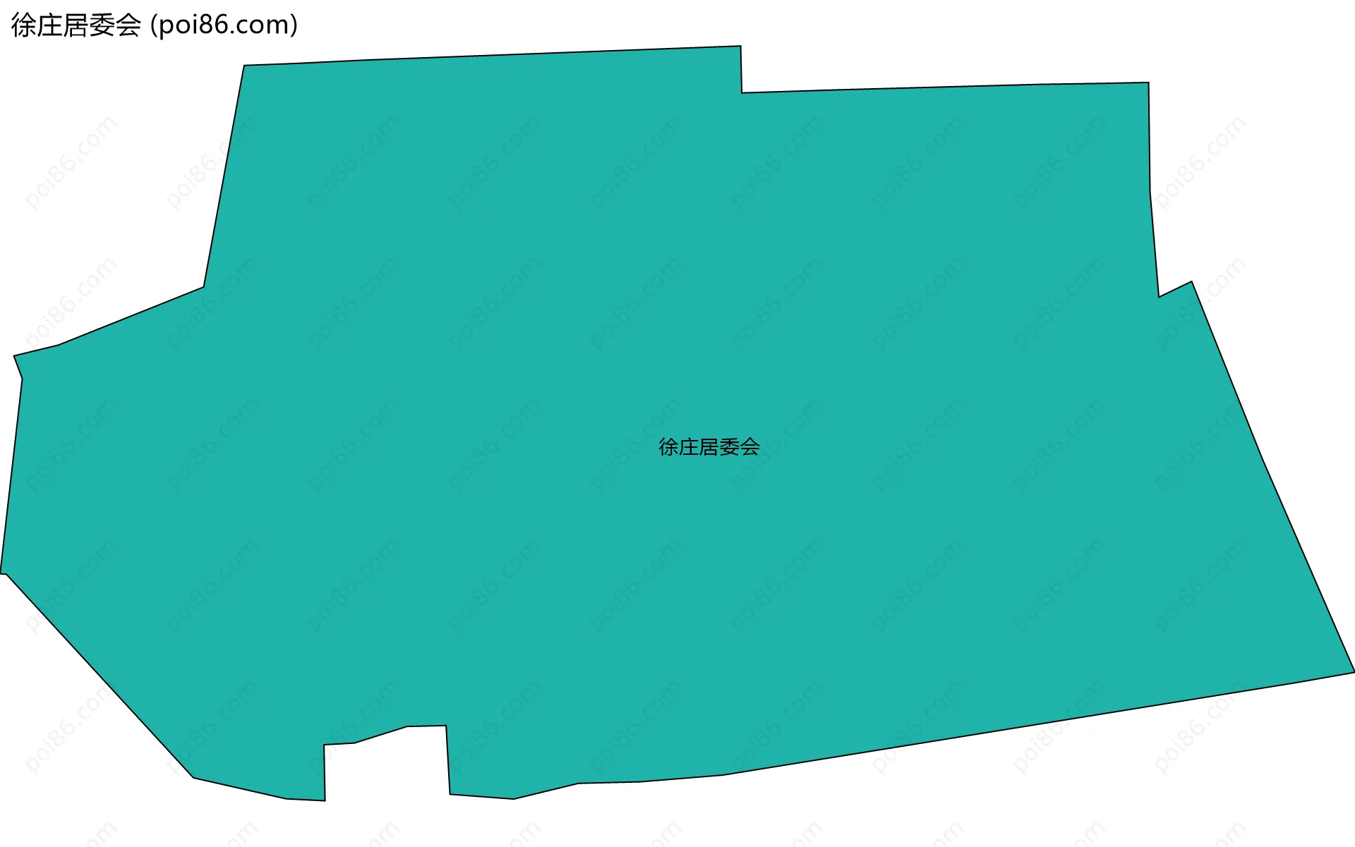 徐庄居委会边界地图