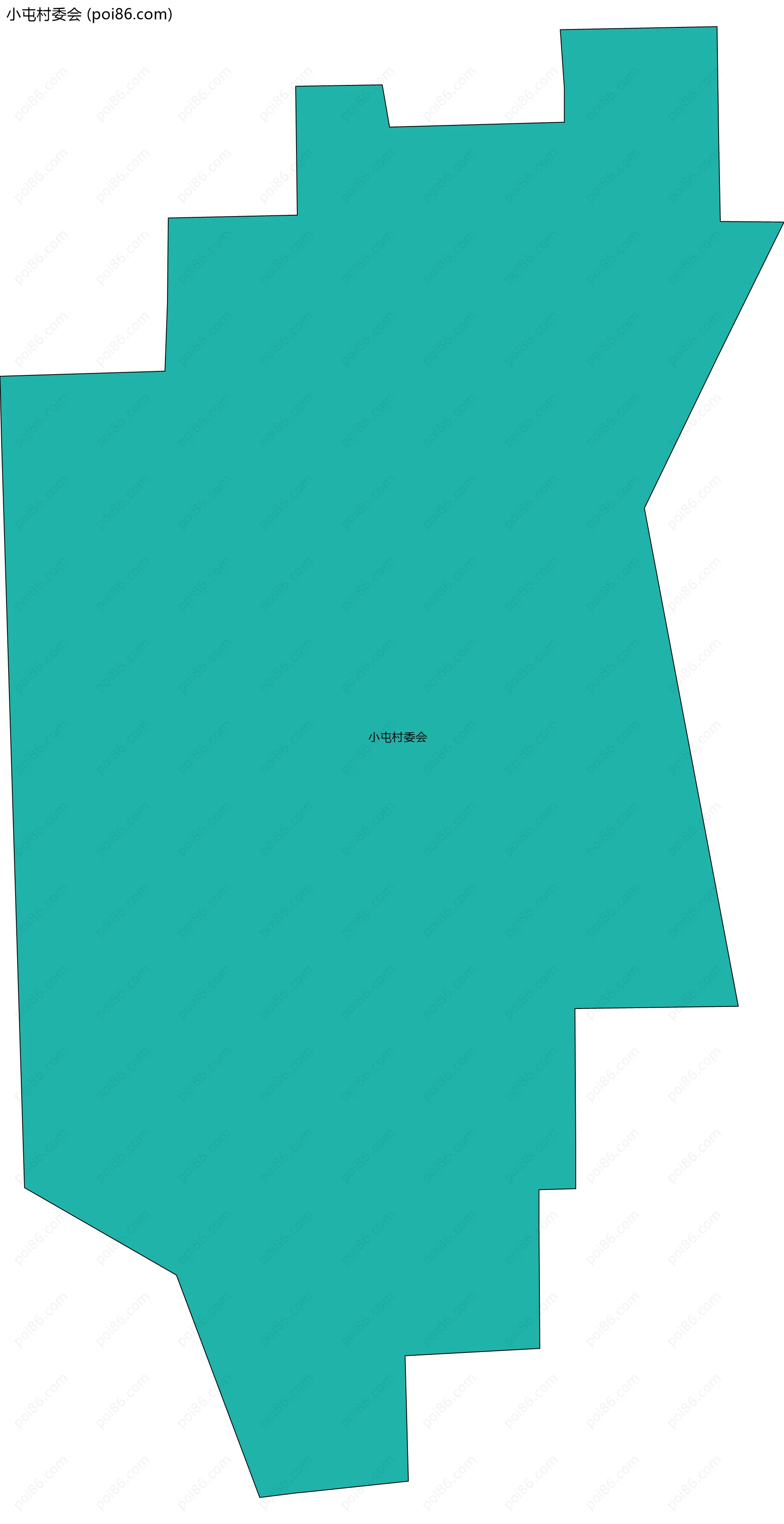 小屯村委会边界地图