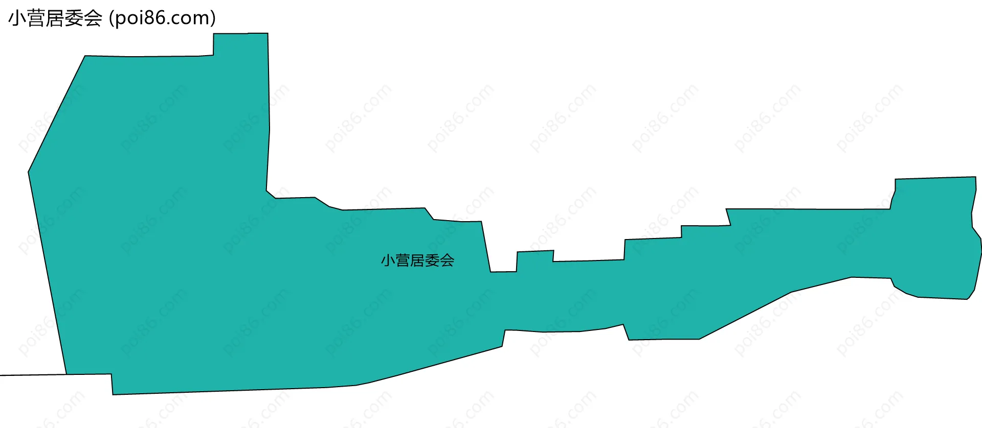 小营居委会边界地图