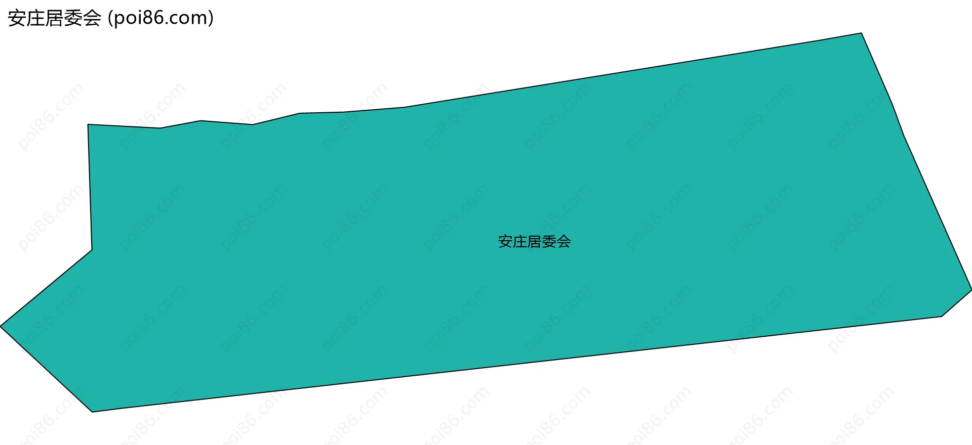 安庄居委会边界地图