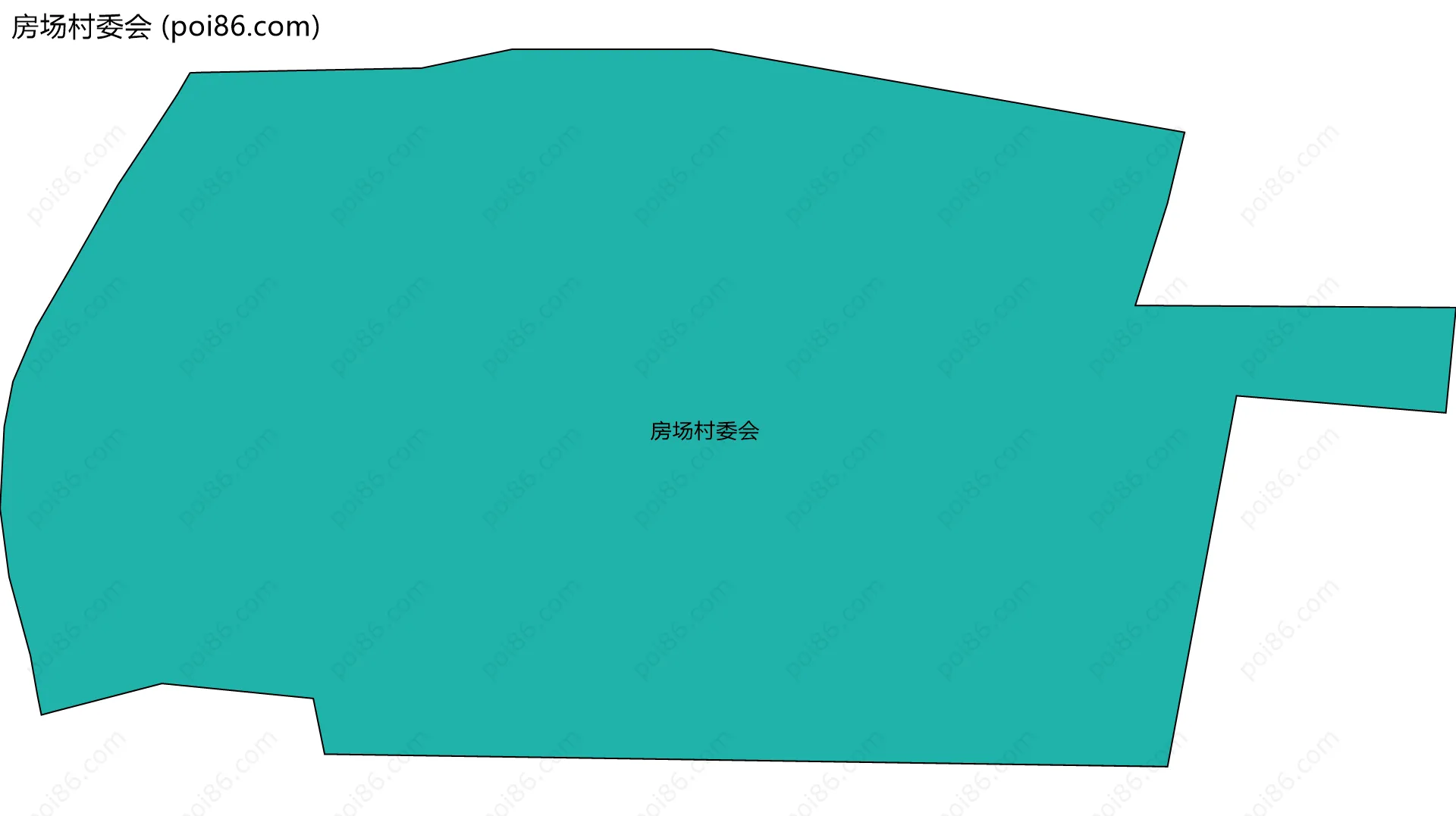 房场村委会边界地图