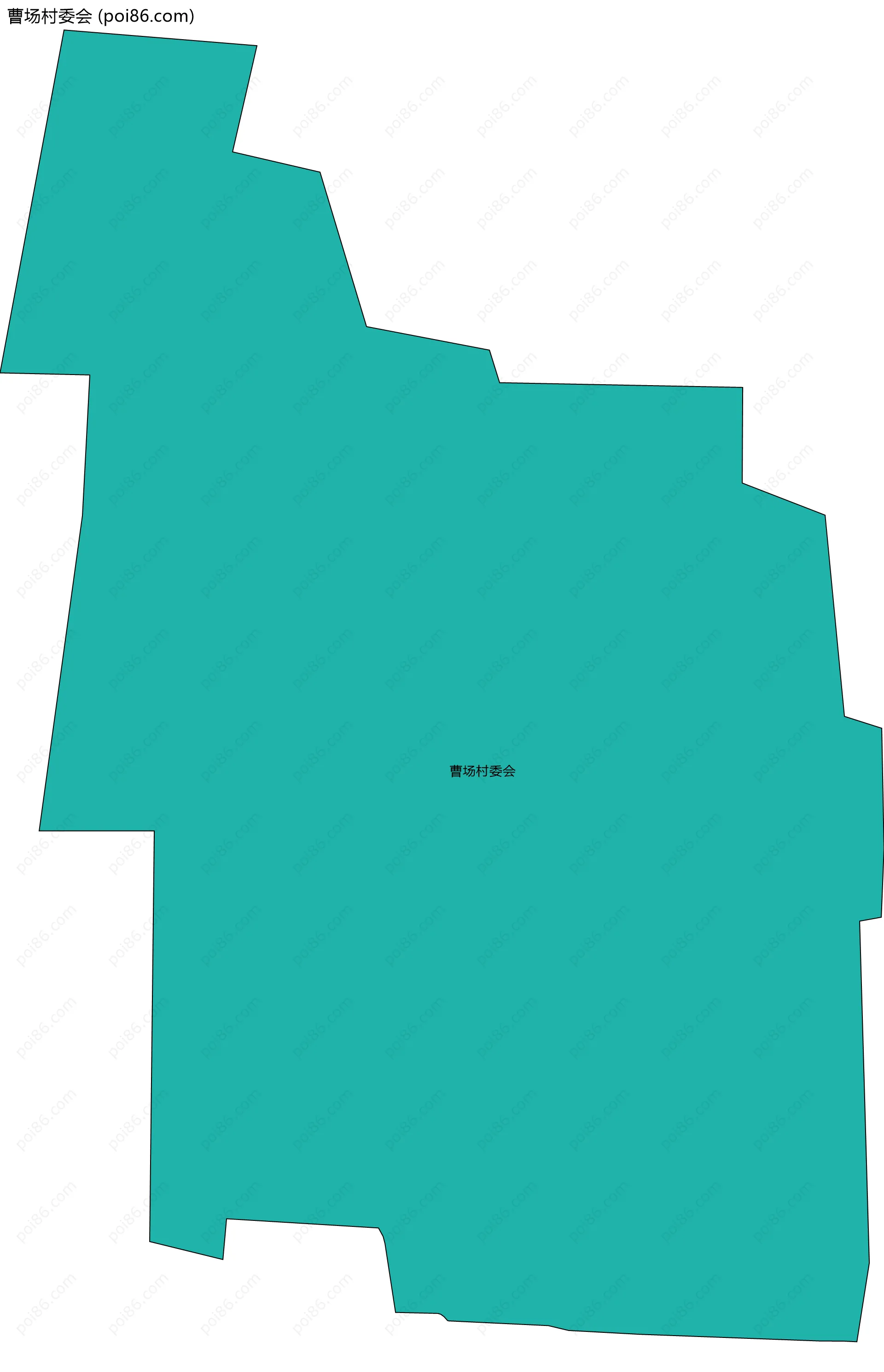 曹场村委会边界地图