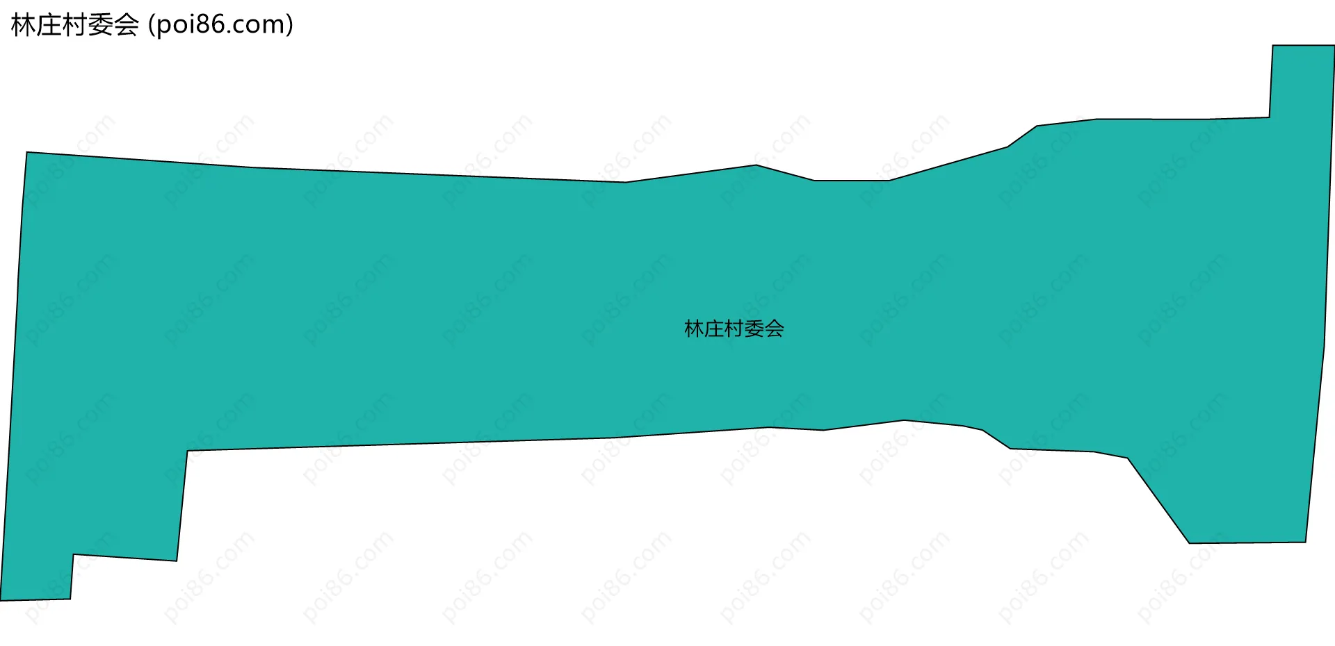 林庄村委会边界地图