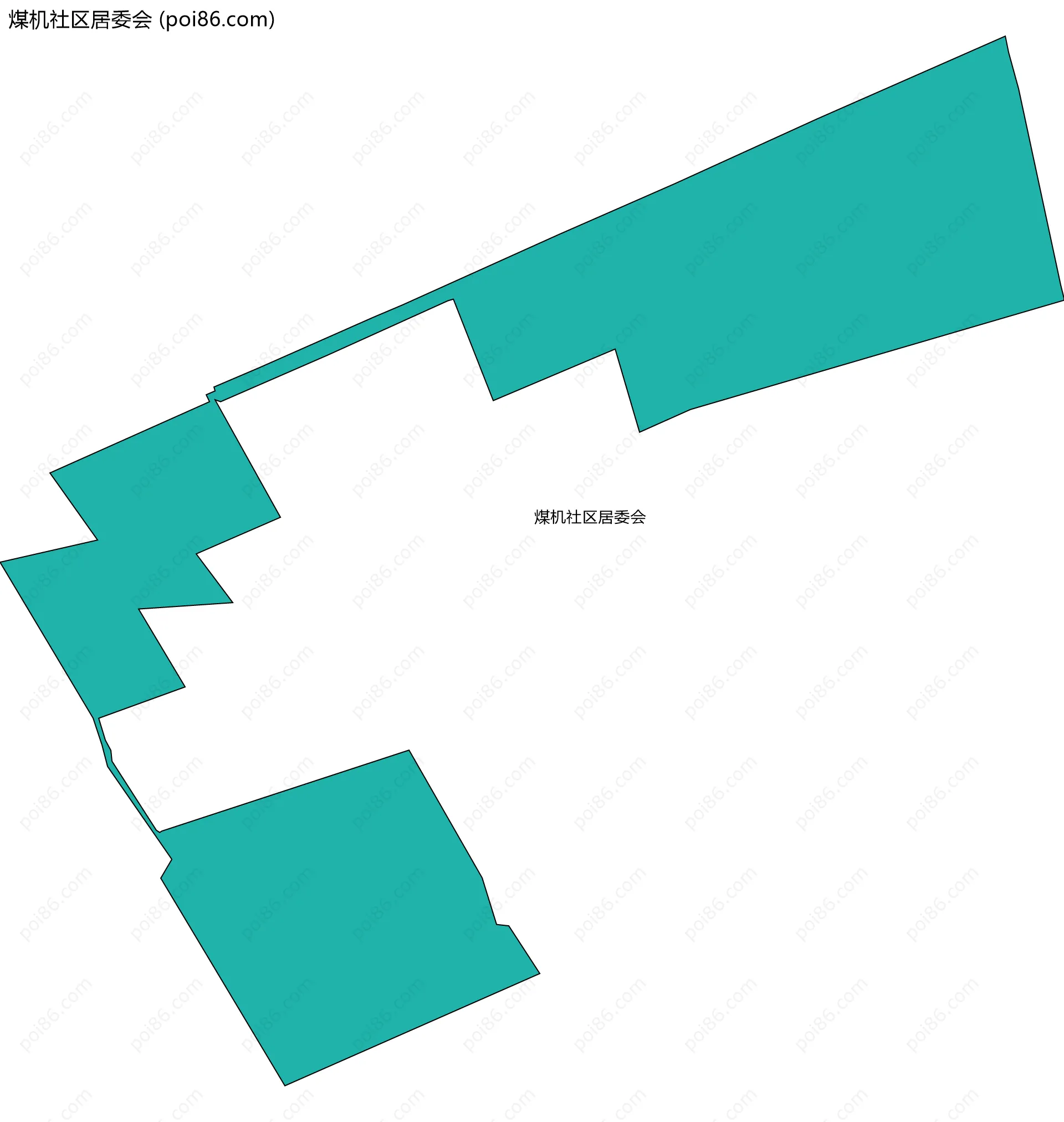 煤机社区居委会边界地图