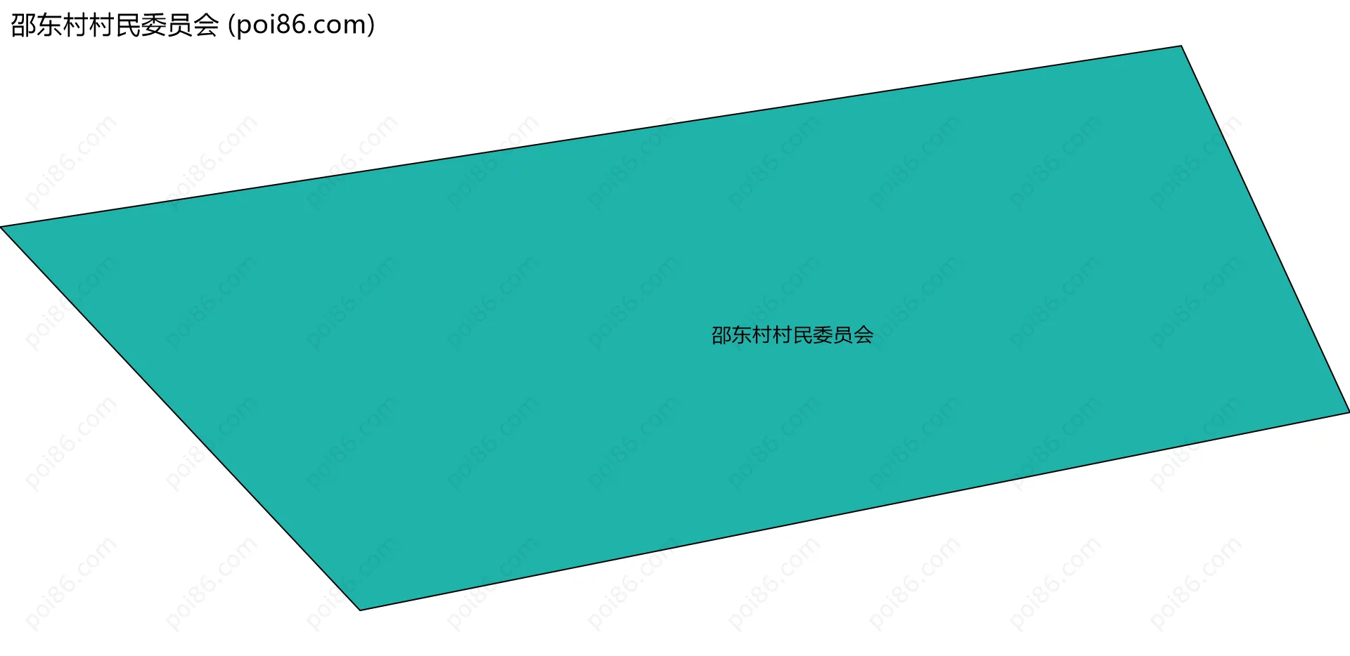 邵东村村民委员会边界地图