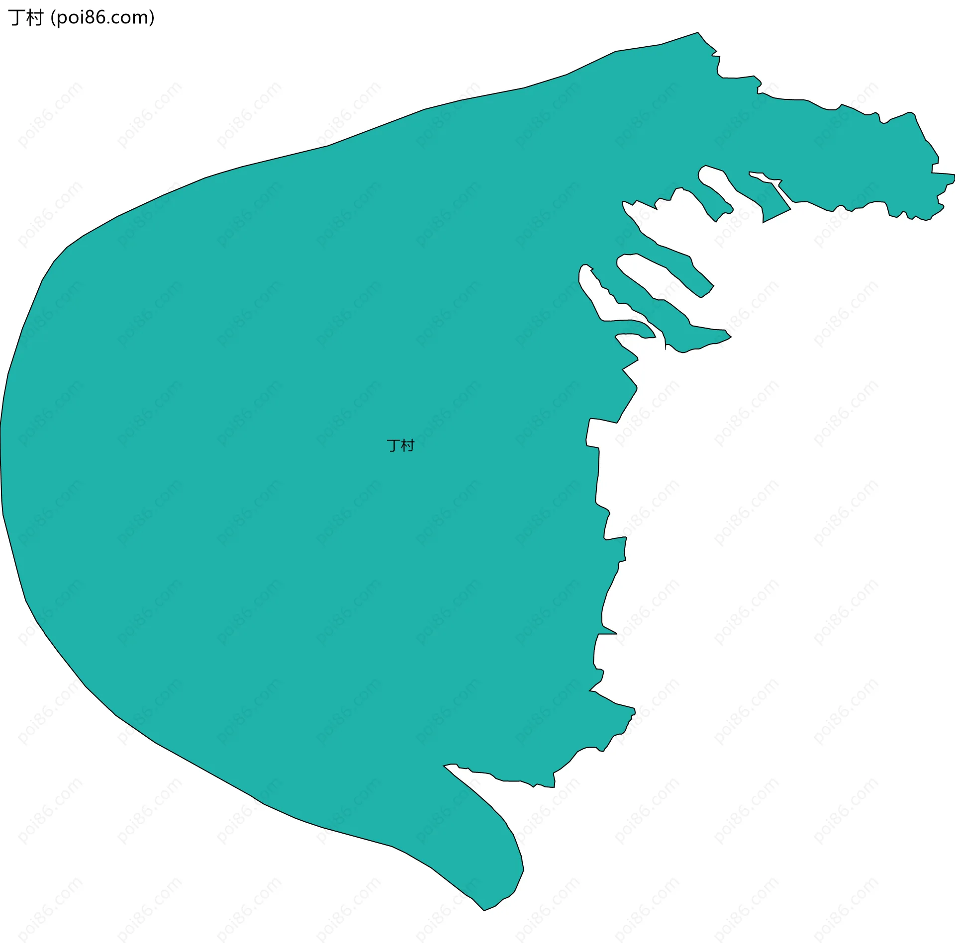 丁村边界地图