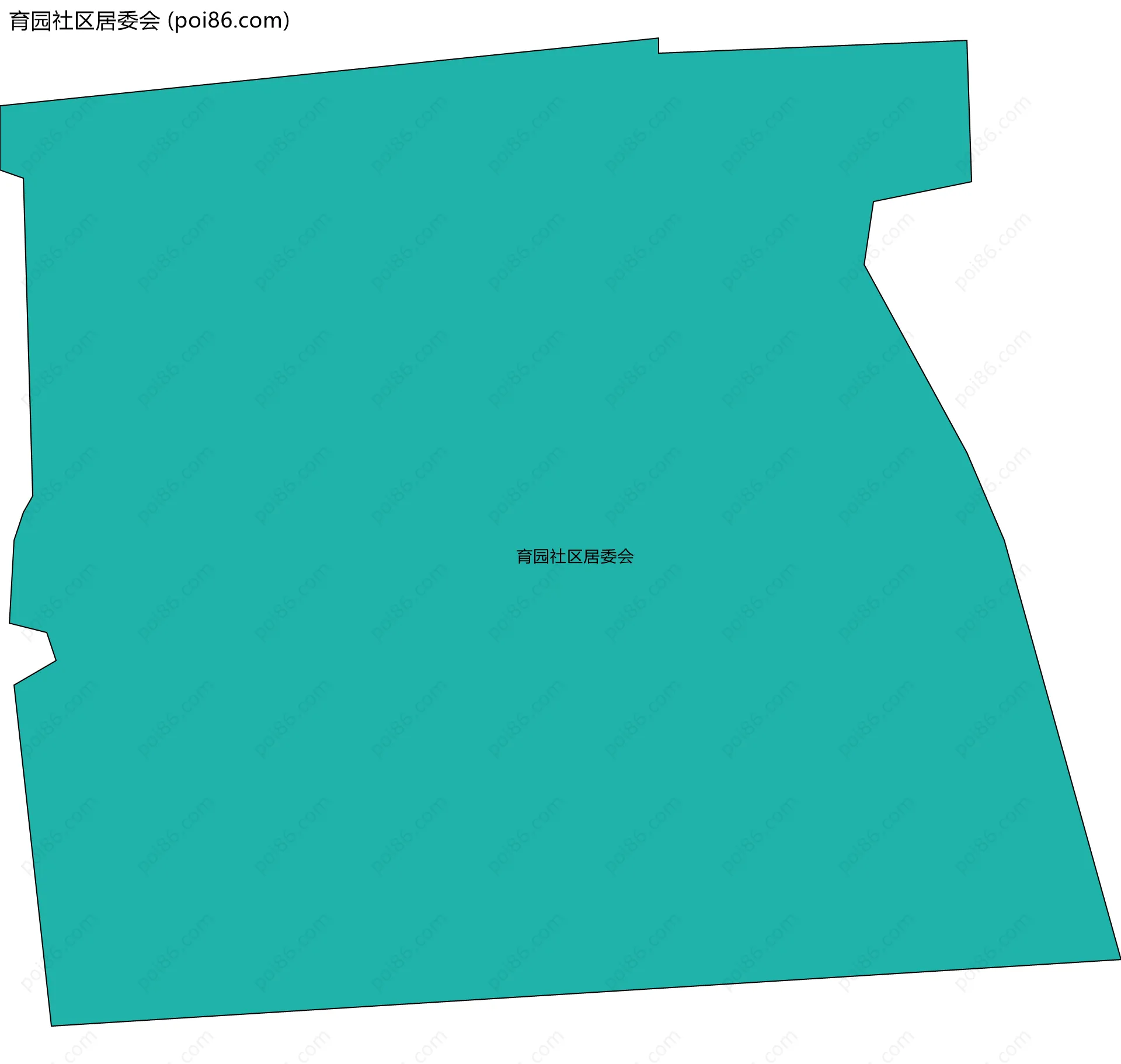 育园社区居委会边界地图