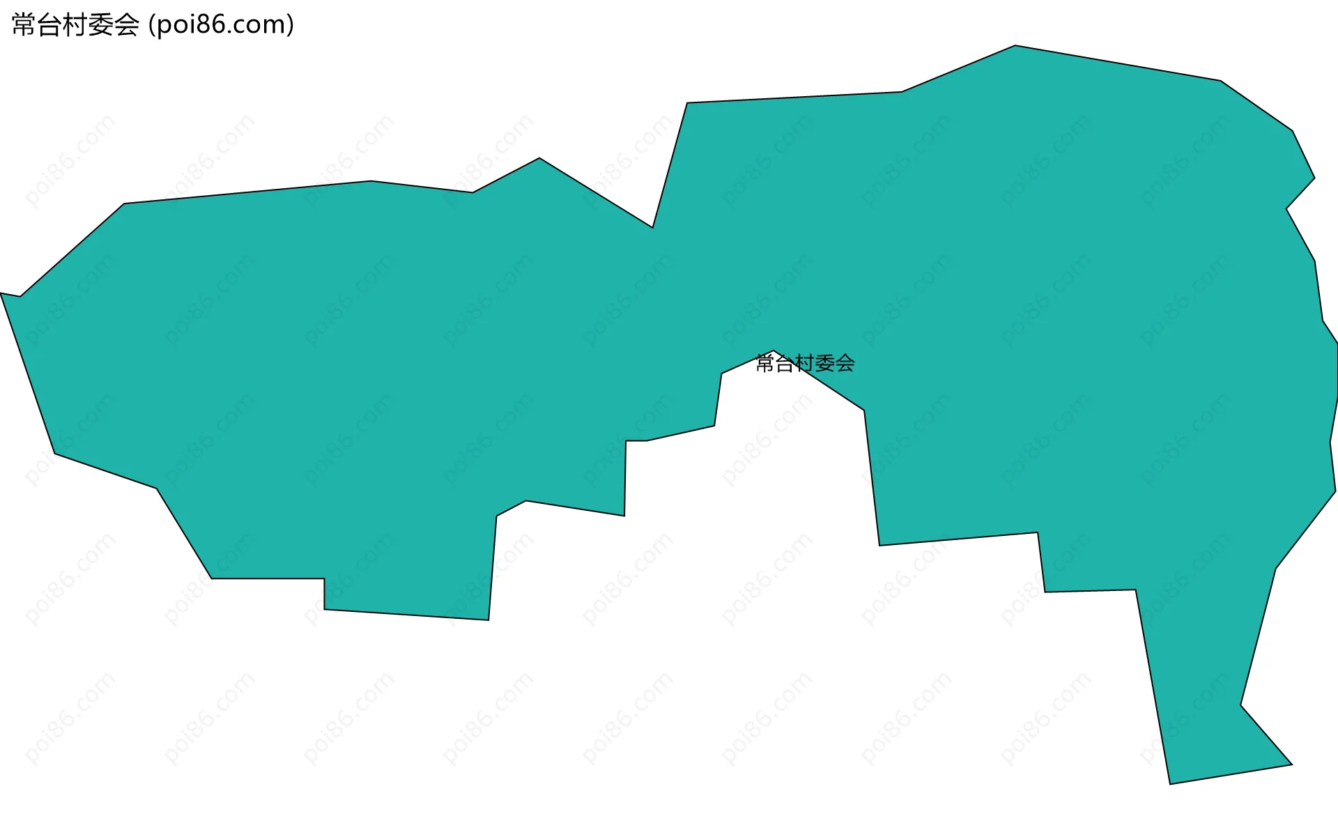 常台村委会边界地图