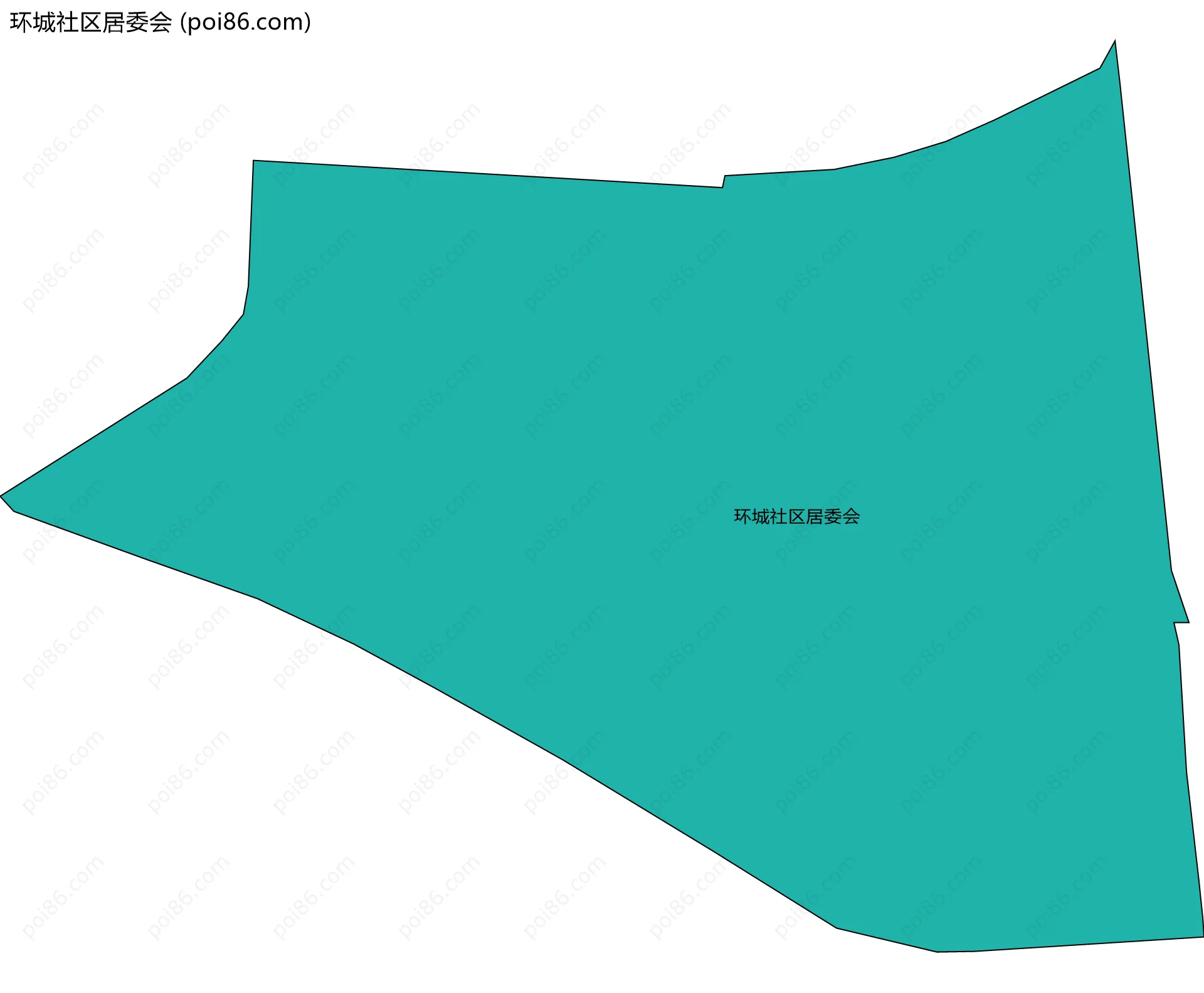 环城社区居委会边界地图