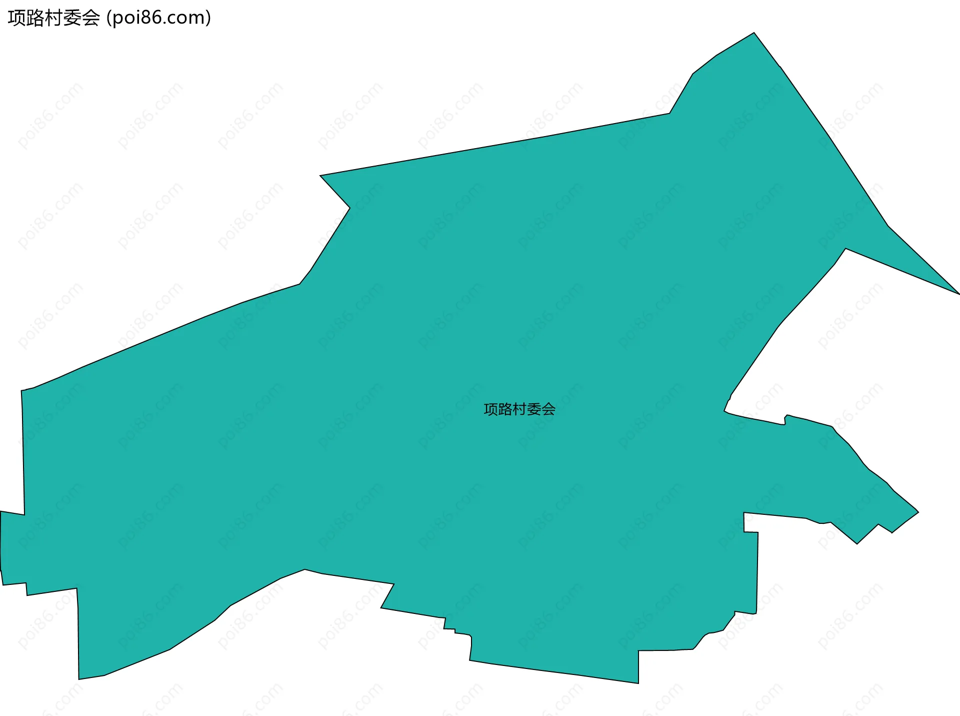 项路村委会边界地图