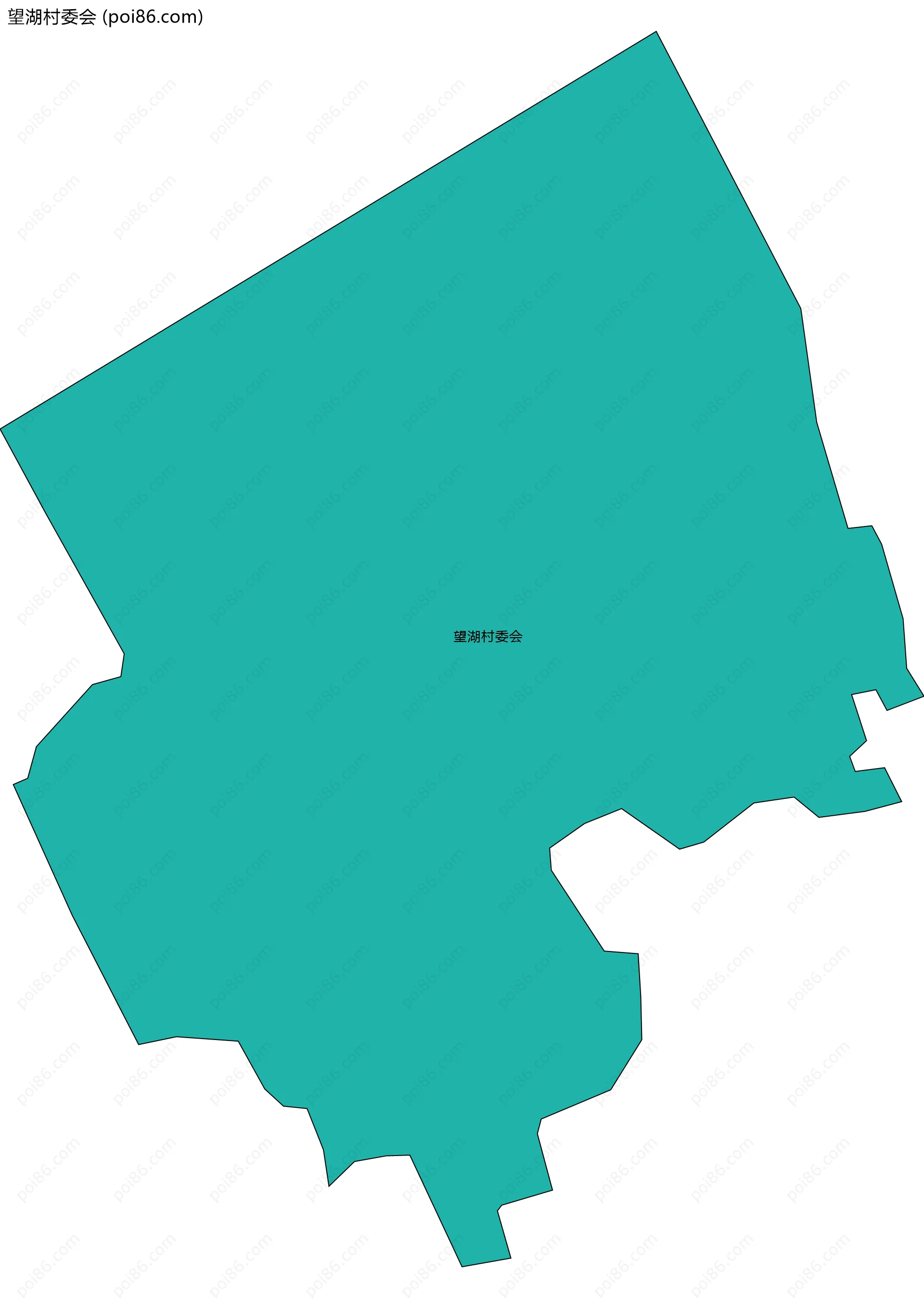 望湖村委会边界地图