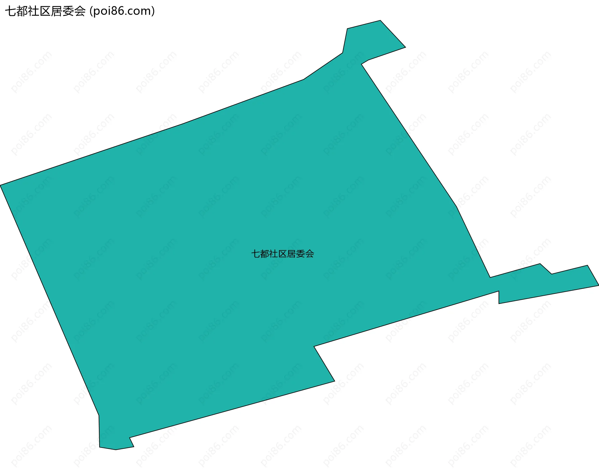 七都社区居委会边界地图