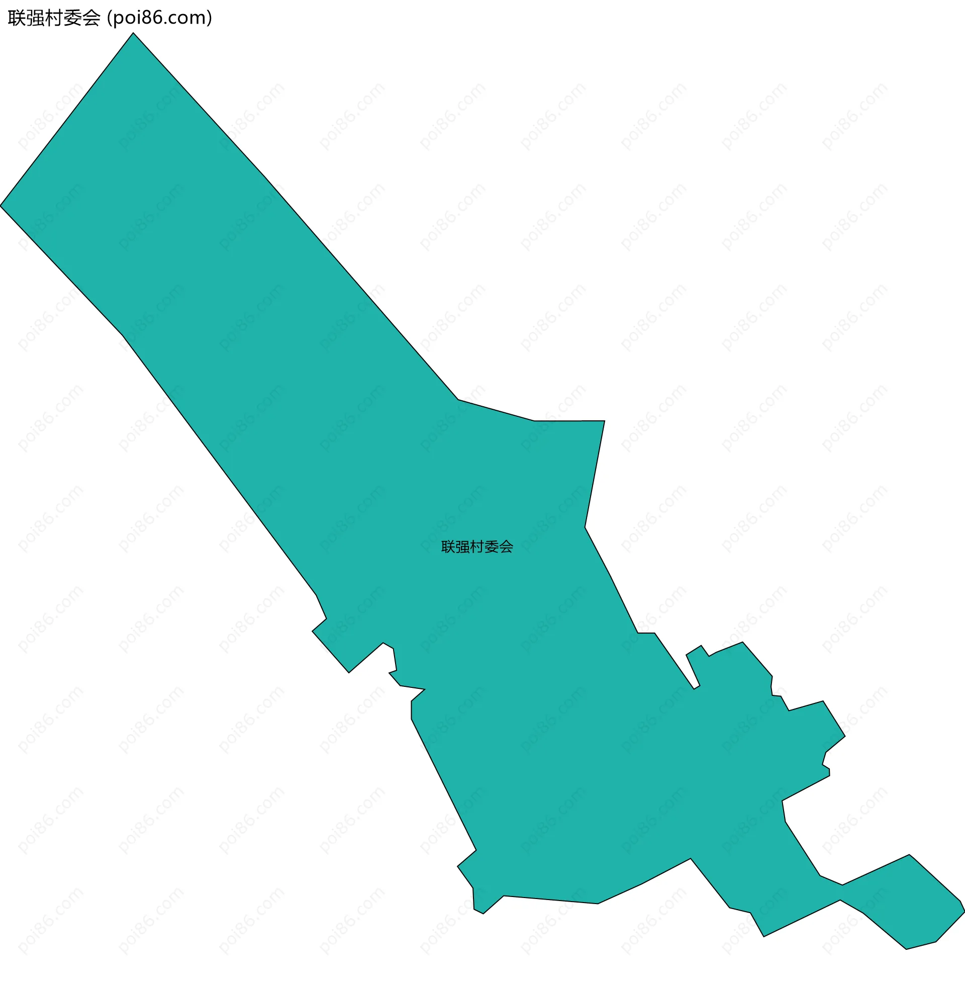联强村委会边界地图
