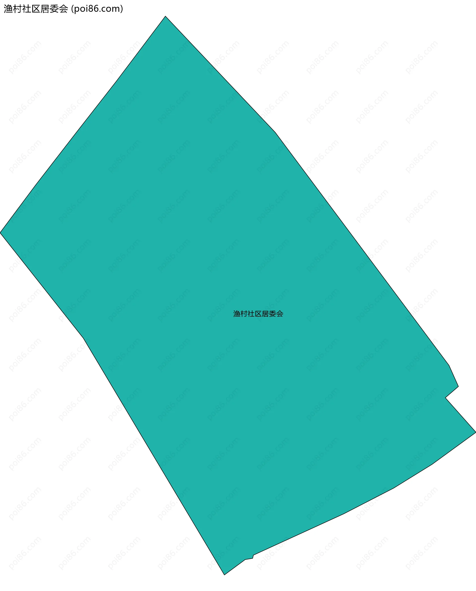 渔村社区居委会边界地图