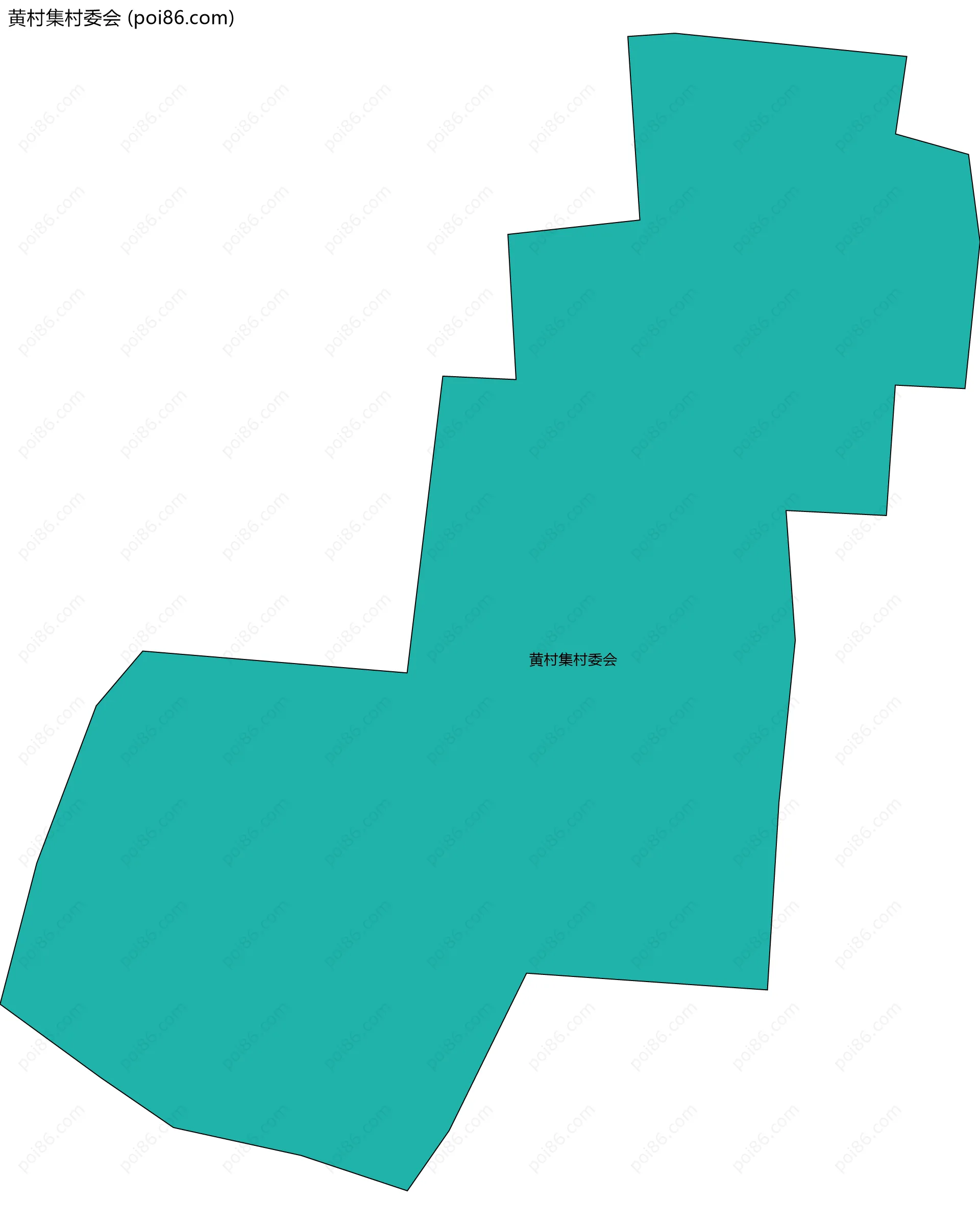 黄村集村委会边界地图