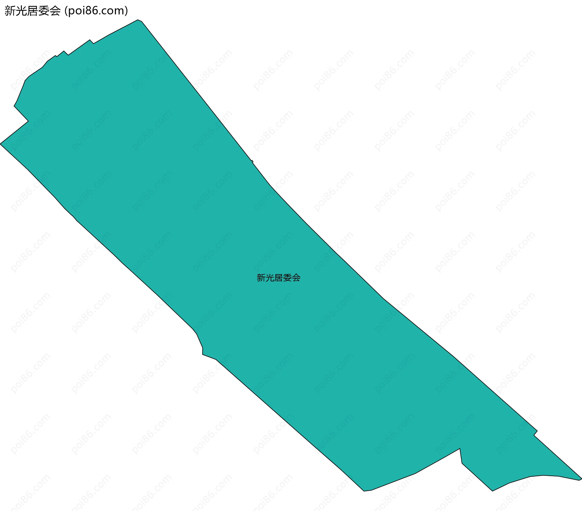 新光居委会边界地图