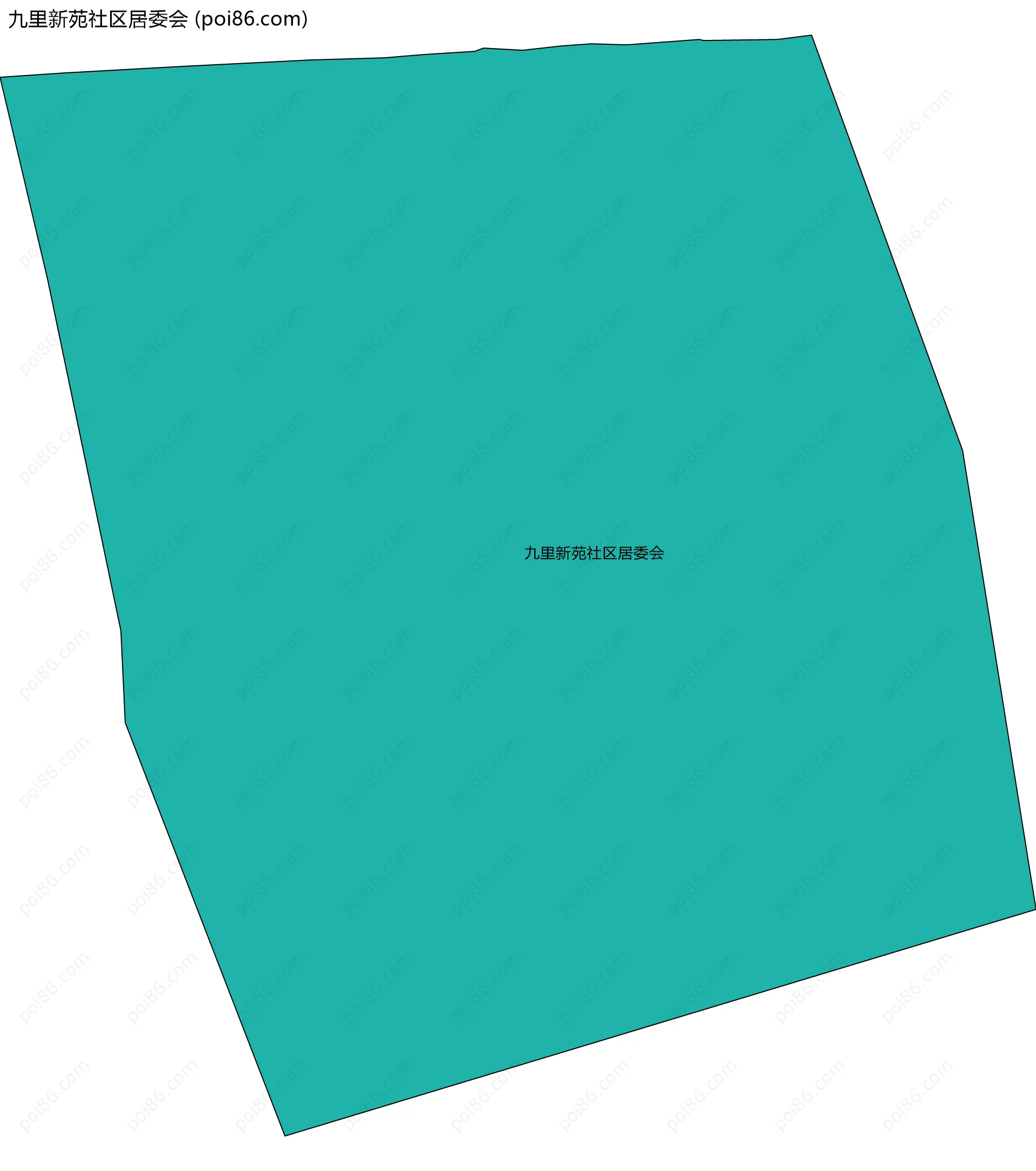 九里新苑社区居委会边界地图