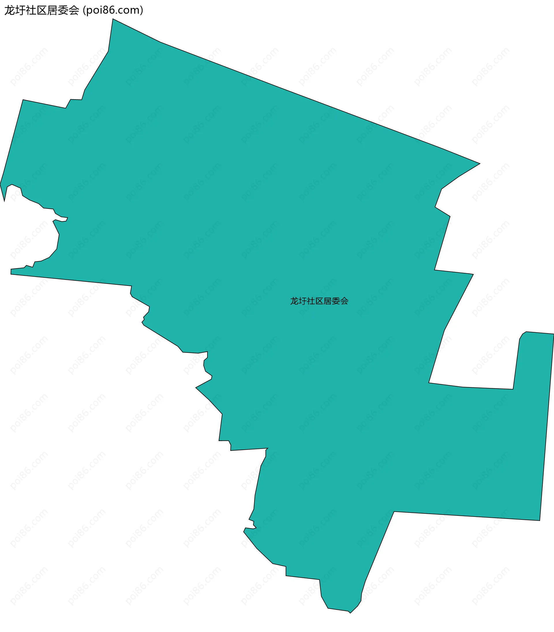 龙圩社区居委会边界地图