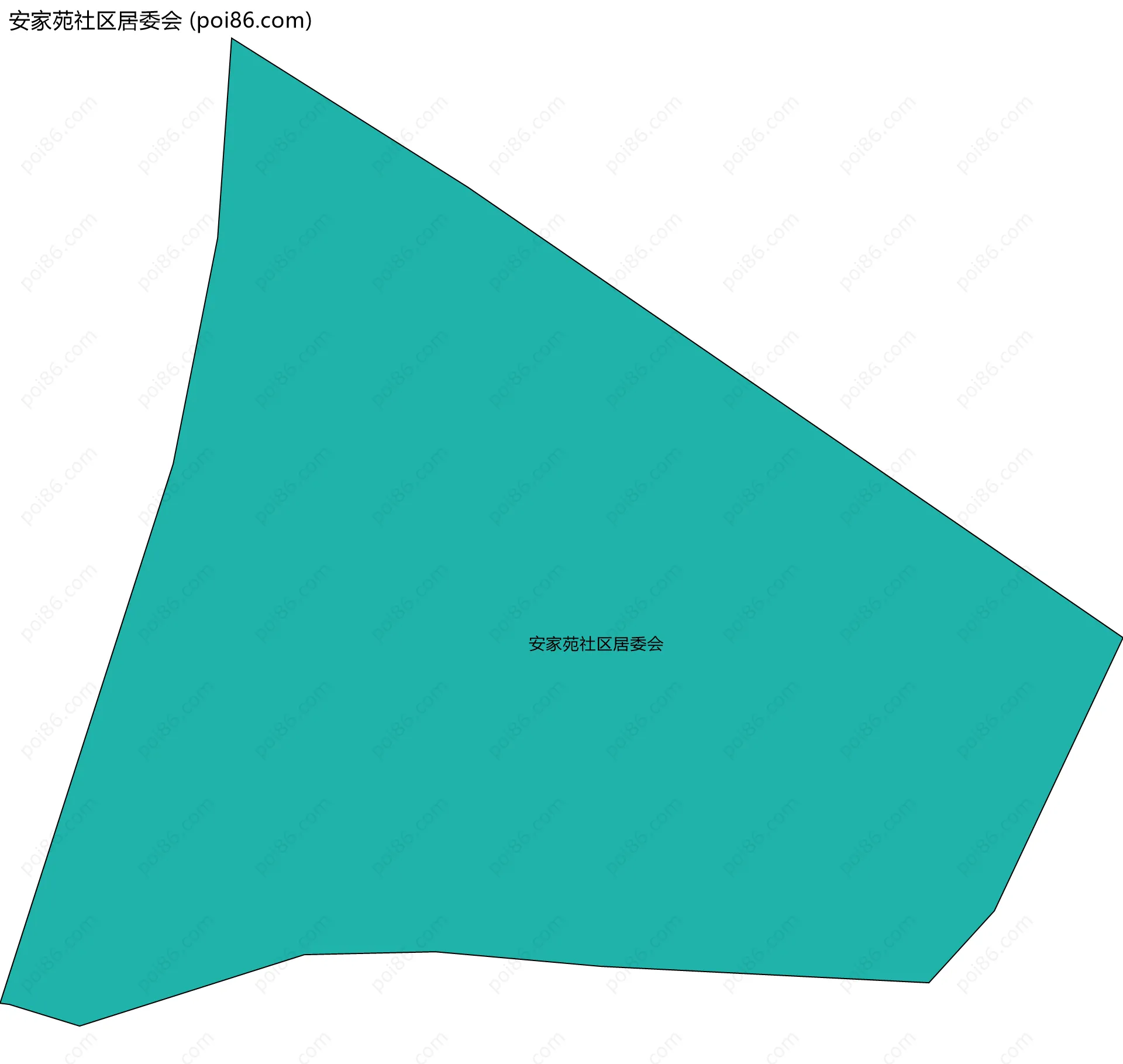 安家苑社区居委会边界地图
