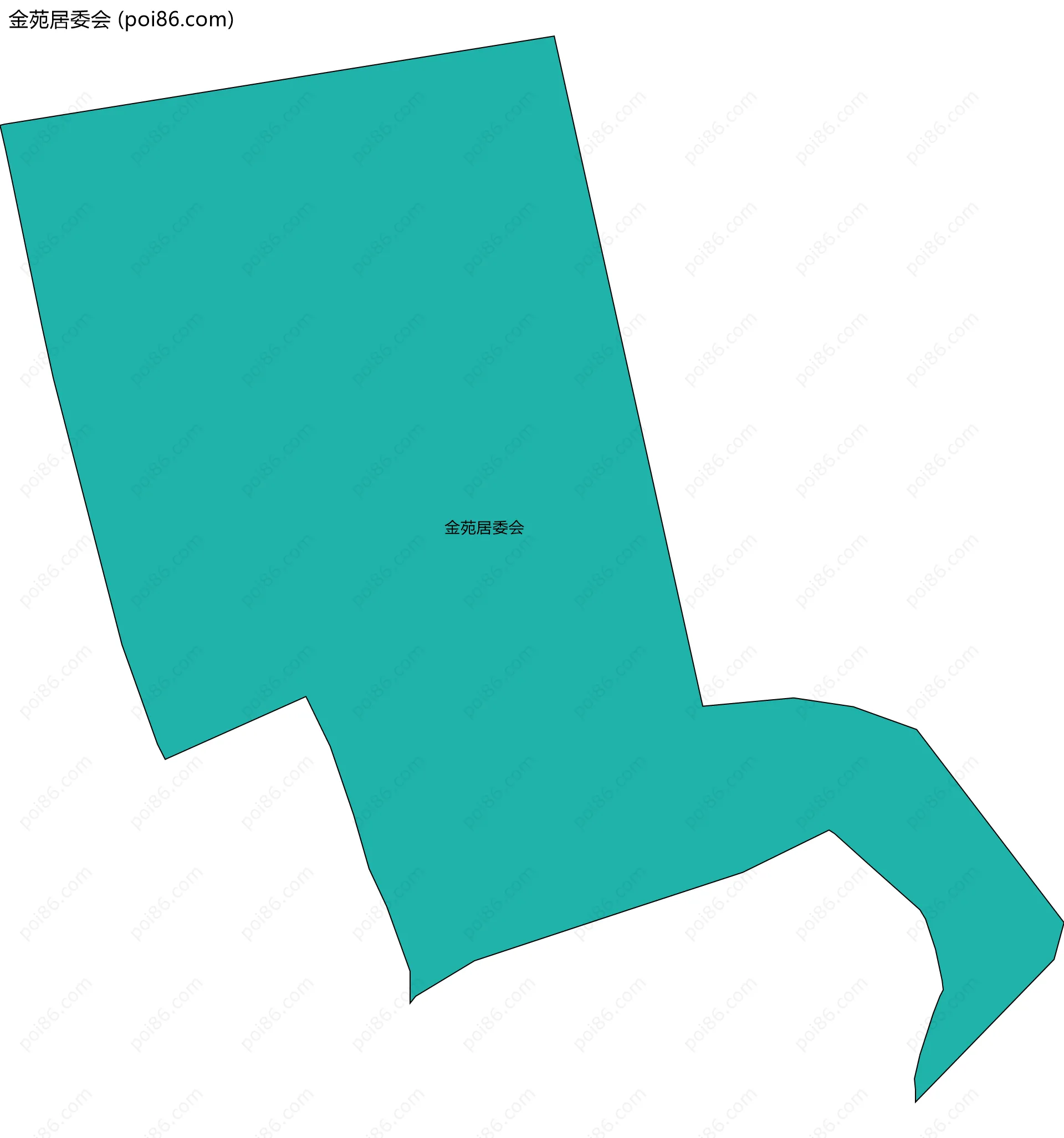 金苑居委会边界地图