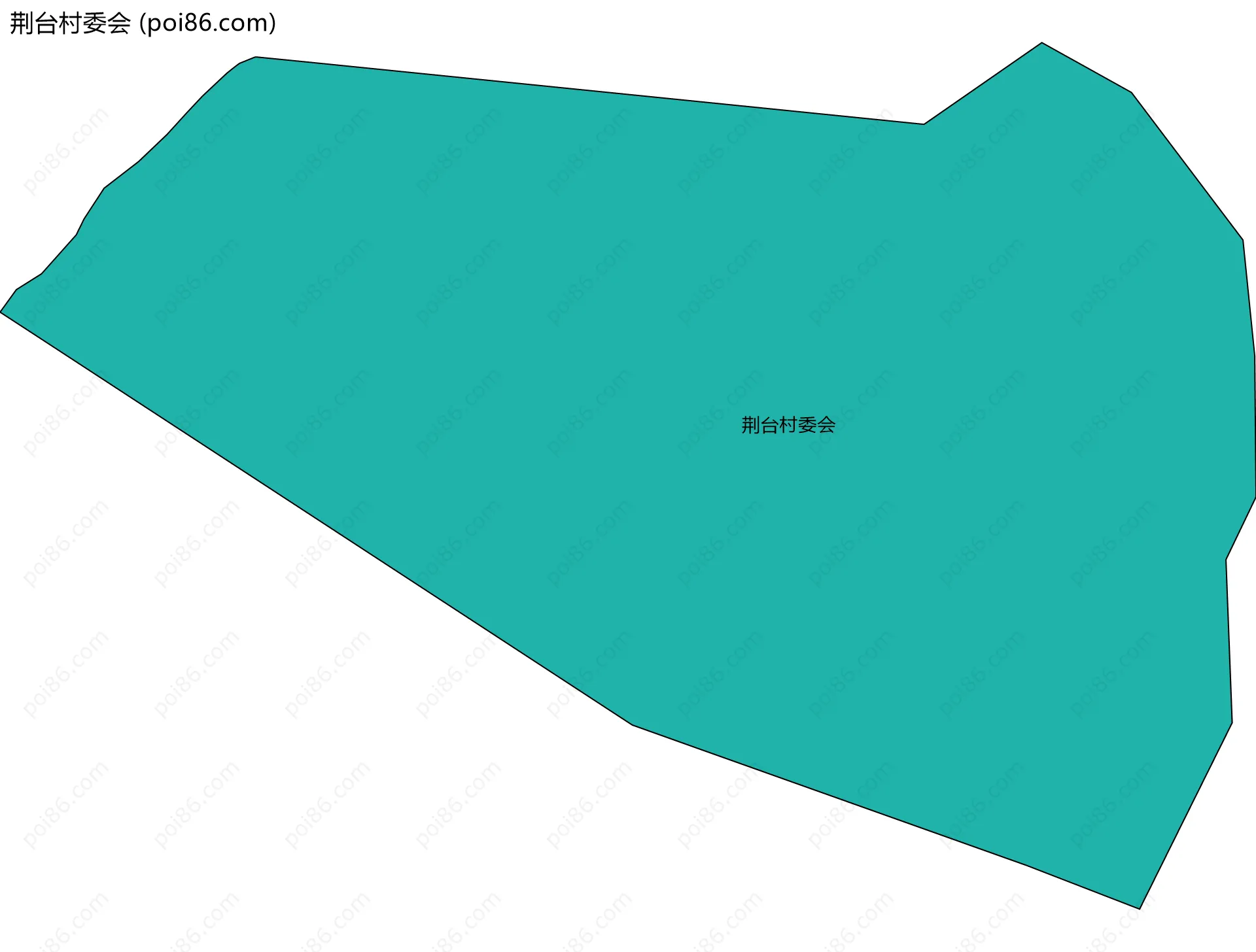 荆台村委会边界地图