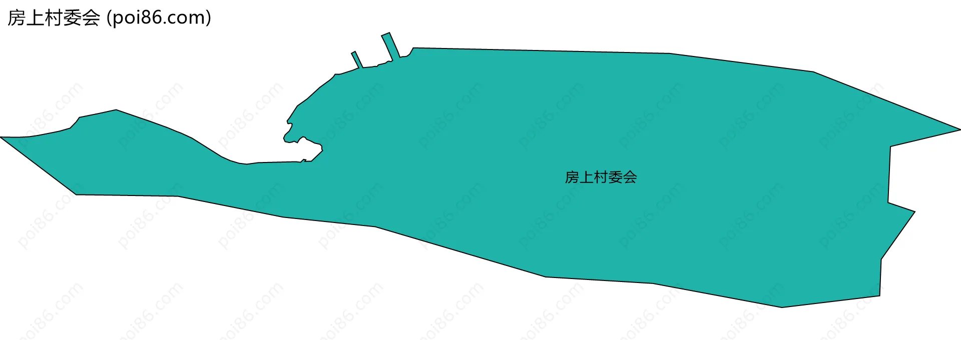 房上村委会边界地图