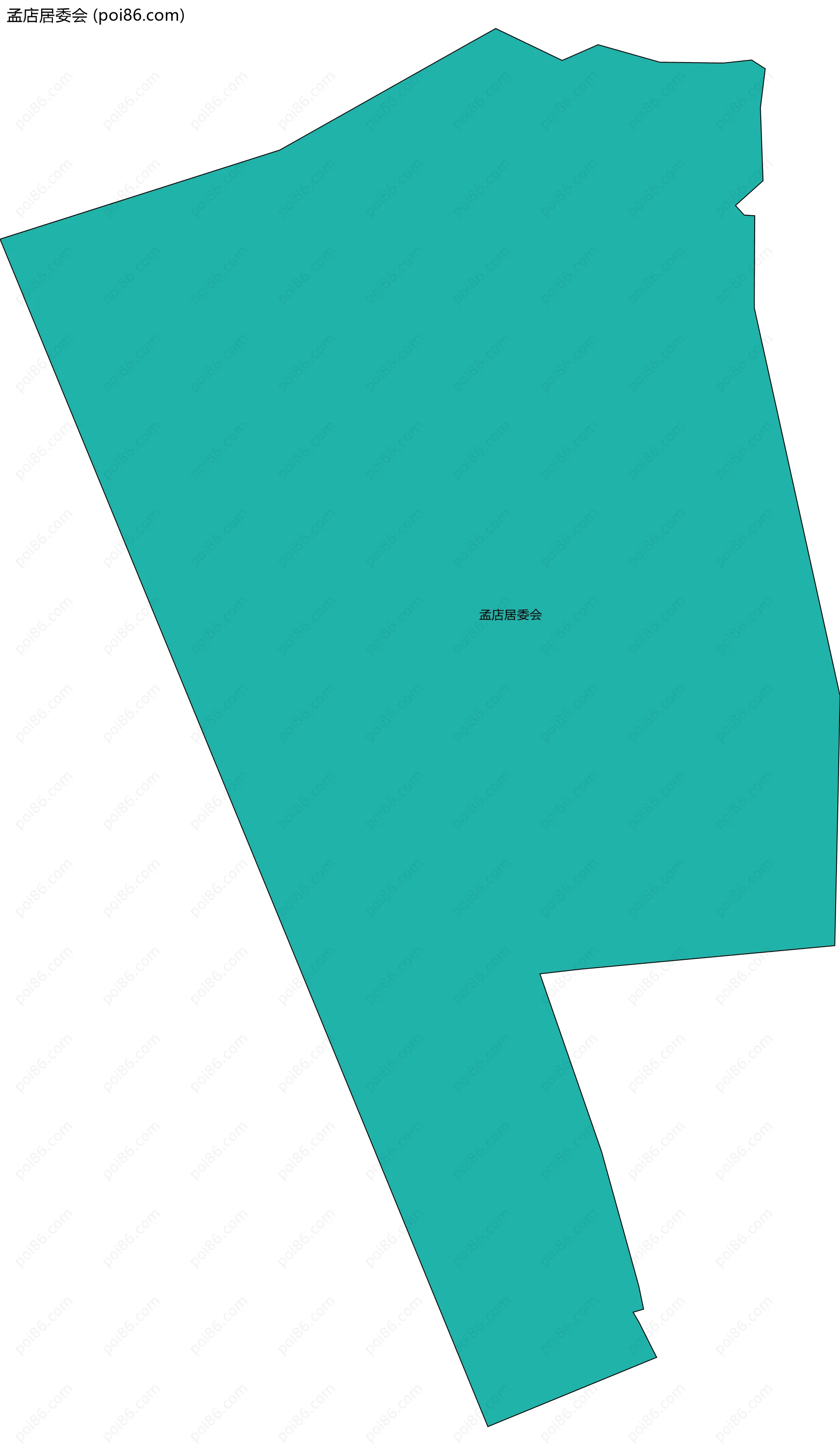 孟店居委会边界地图