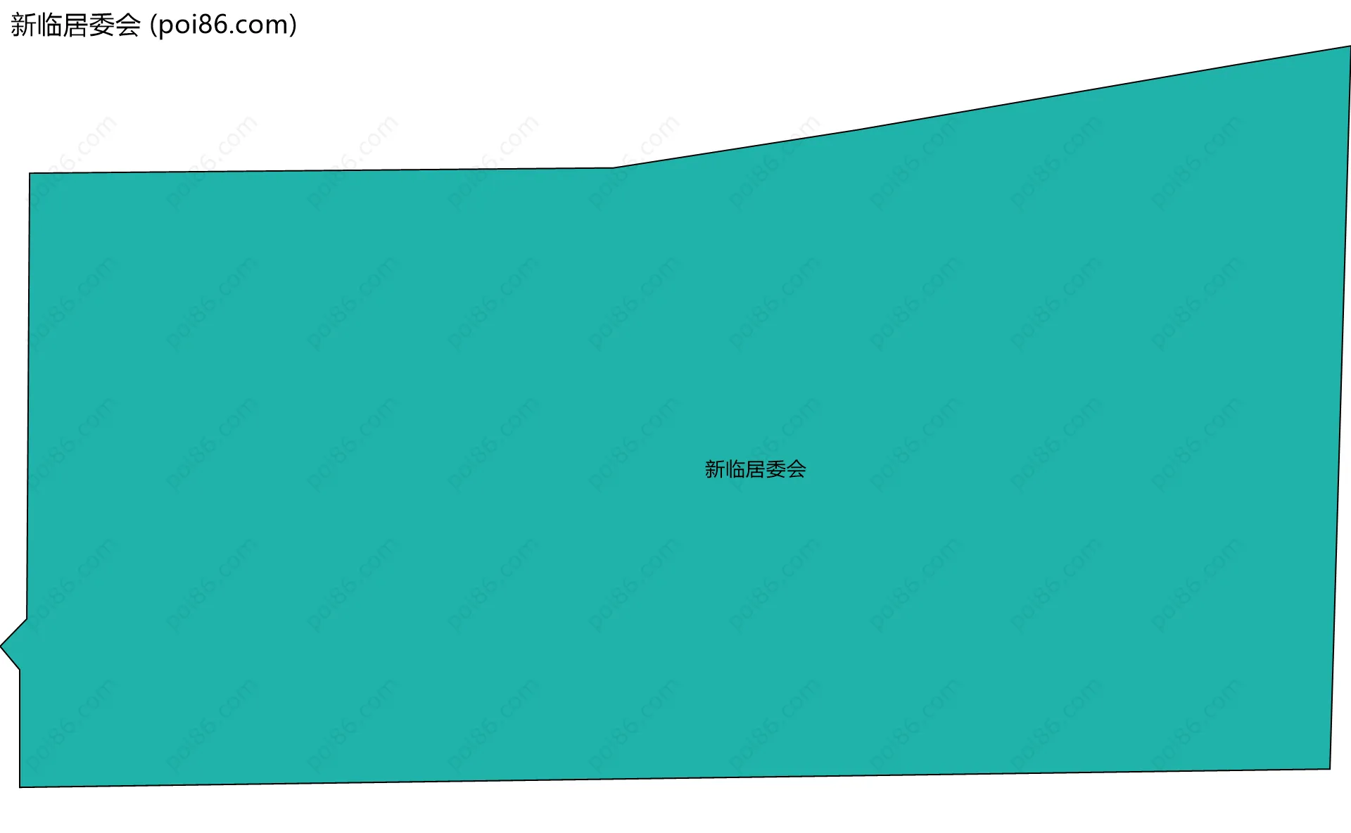 新临居委会边界地图