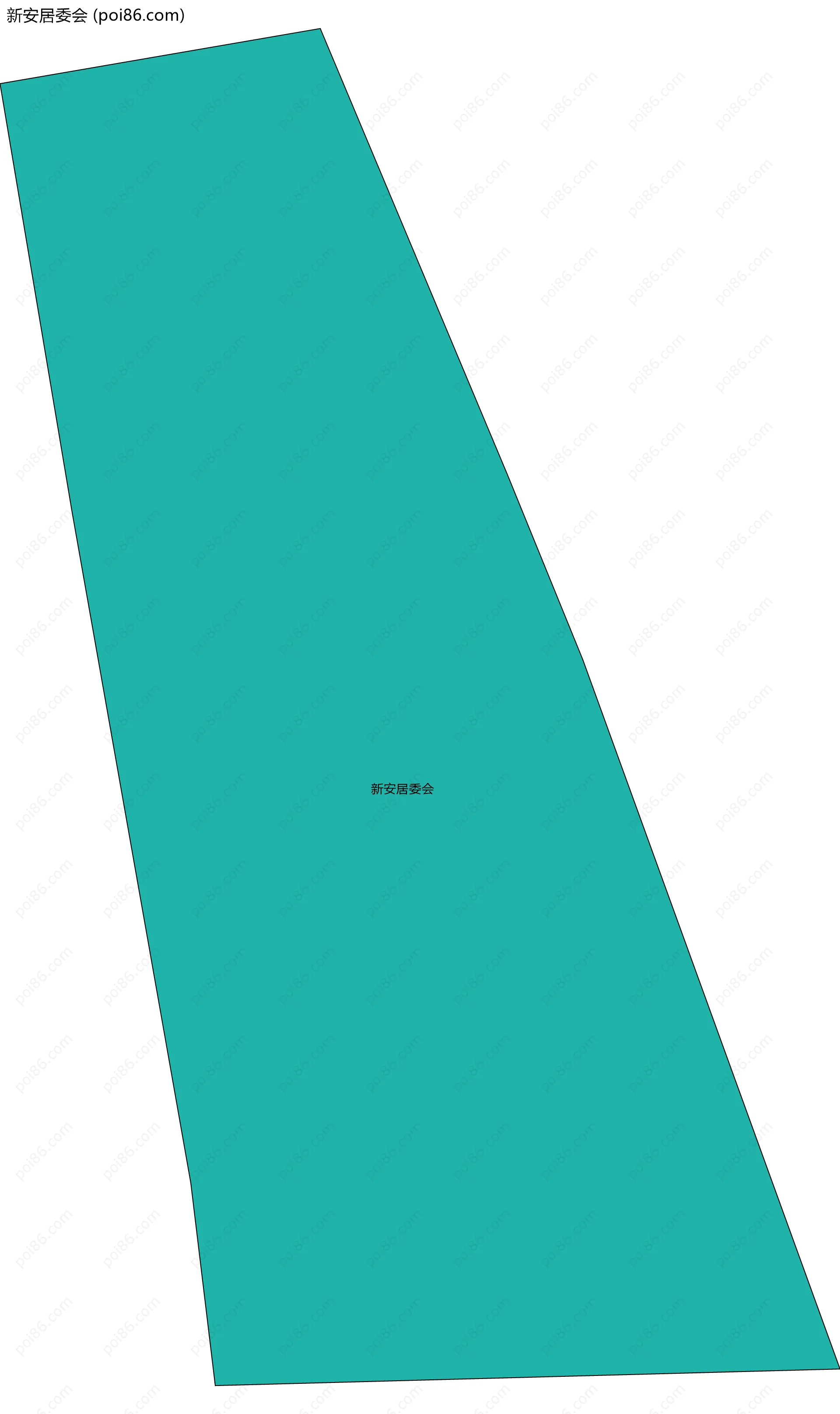 新安居委会边界地图