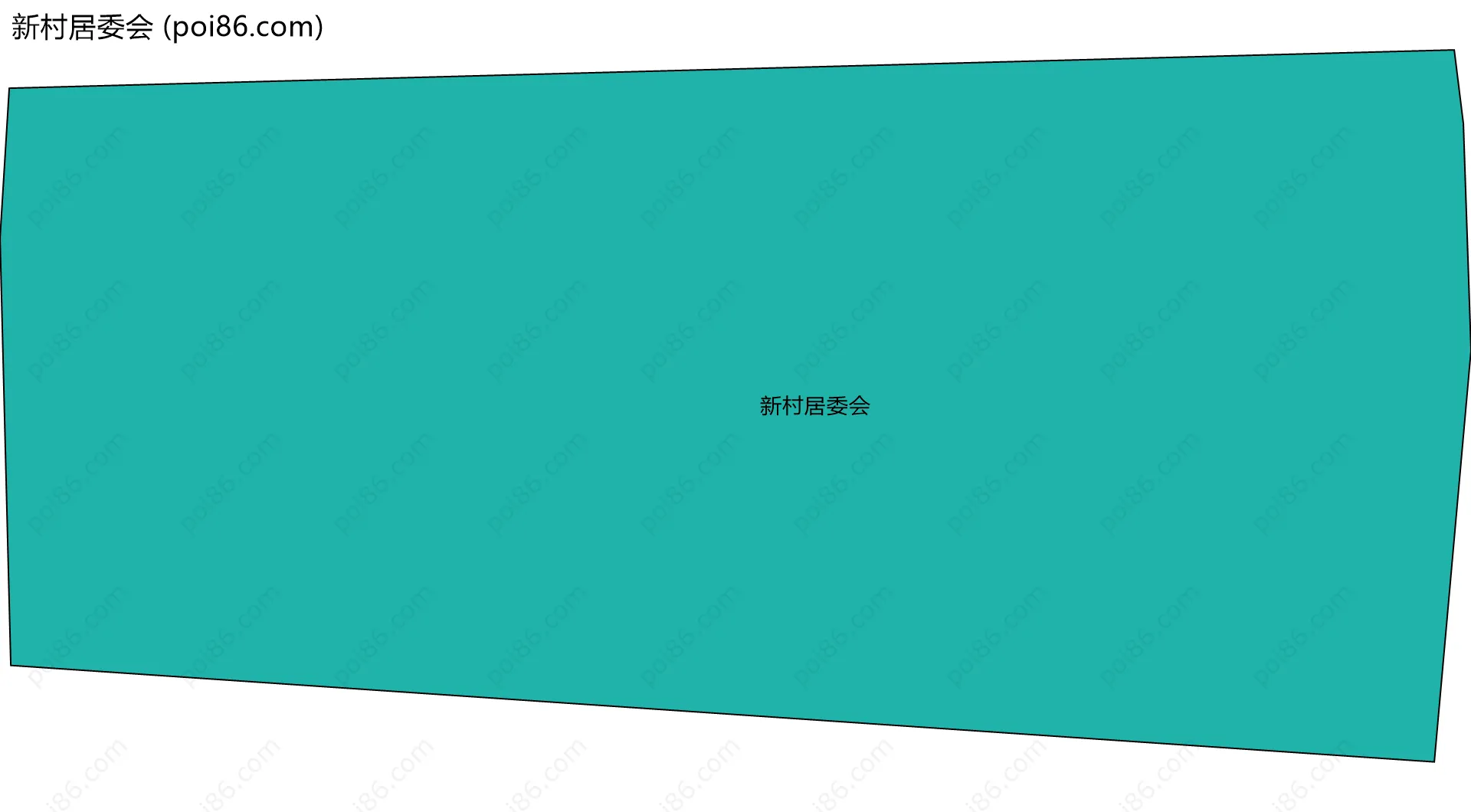 新村居委会边界地图