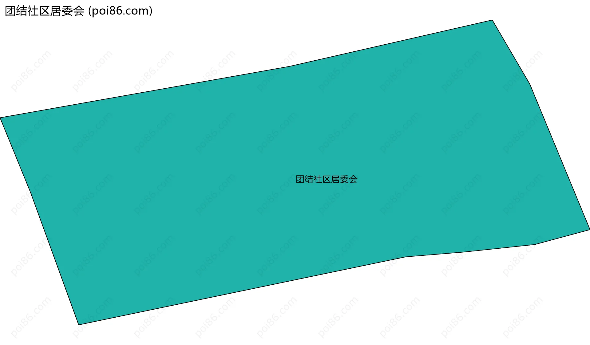 团结社区居委会边界地图