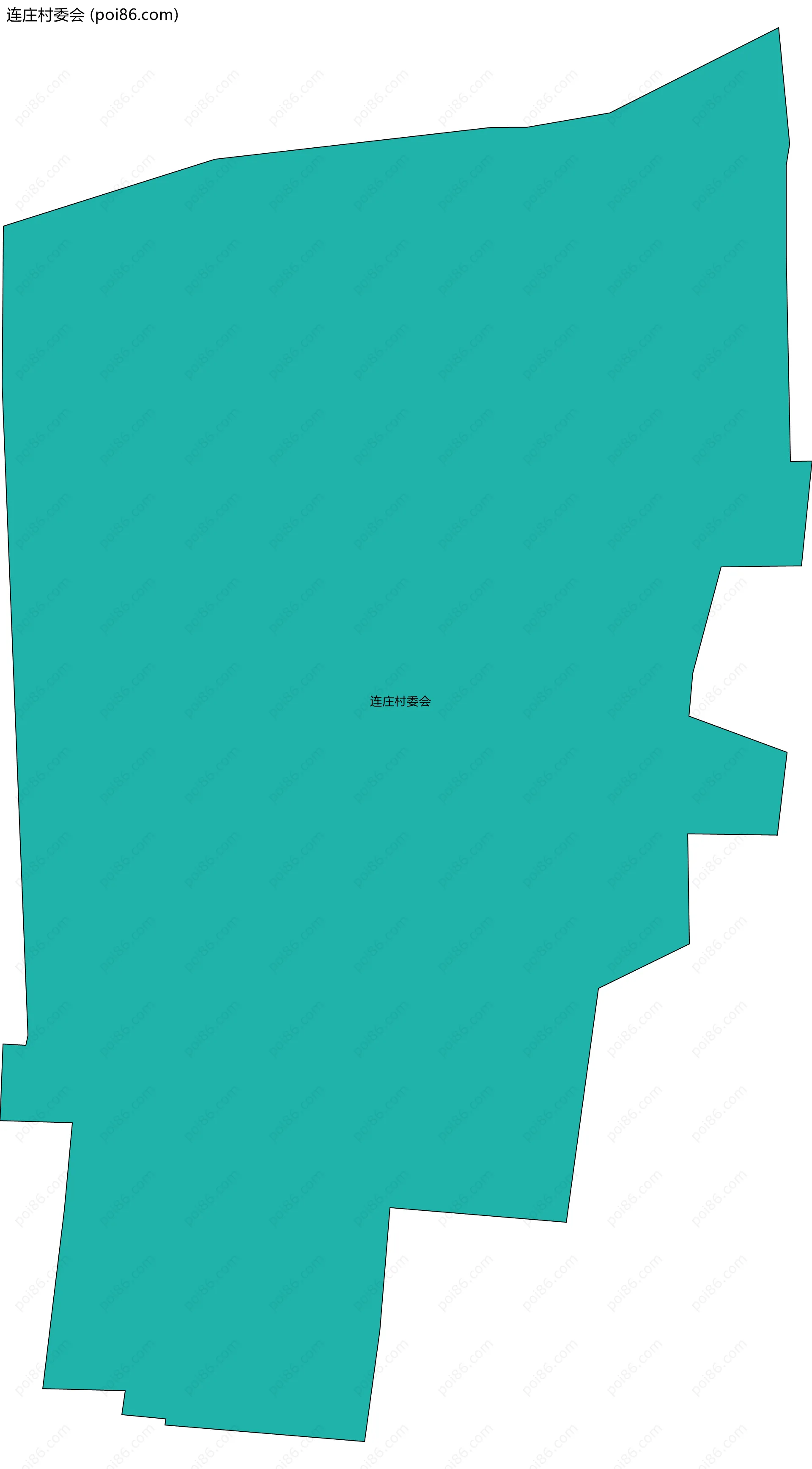 连庄村委会边界地图