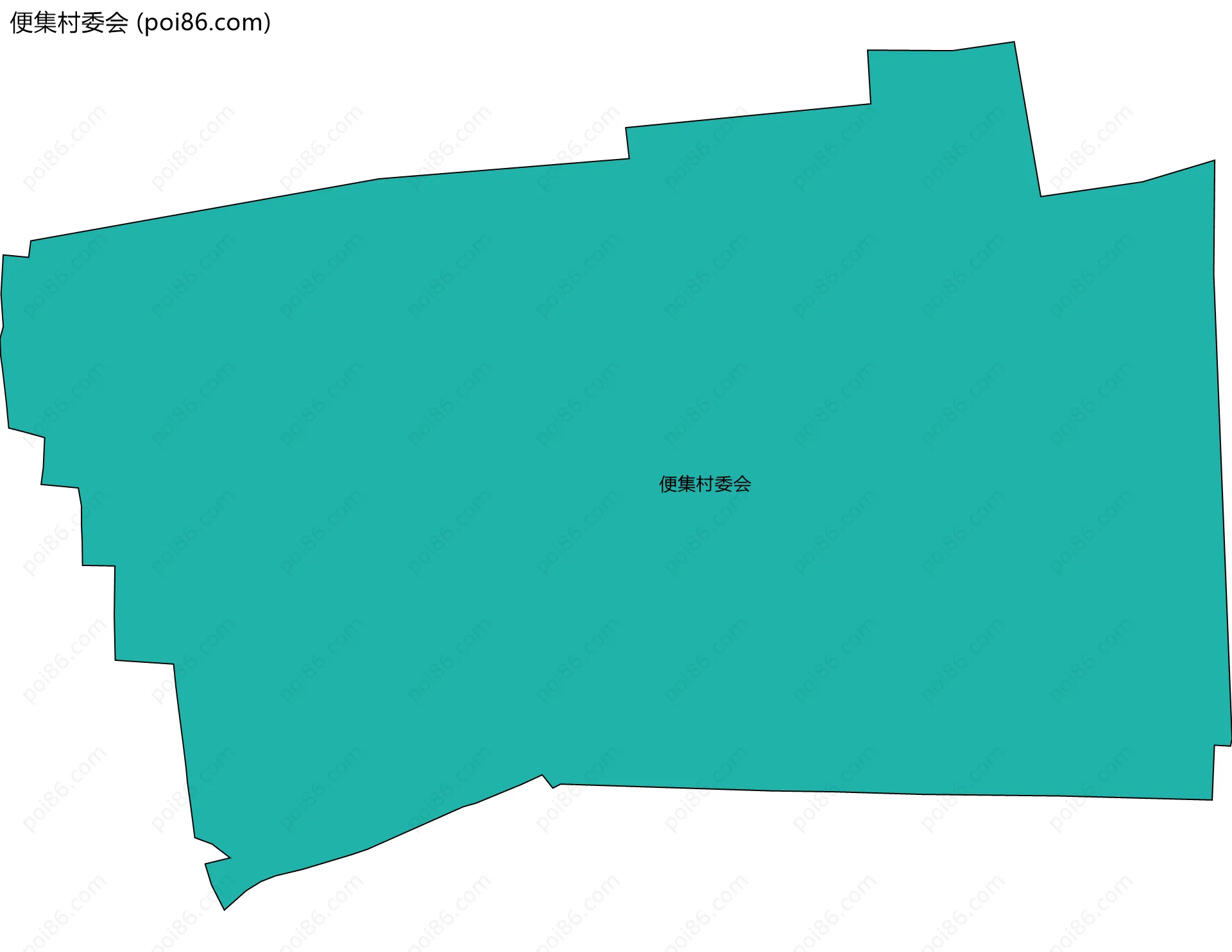 便集村委会边界地图