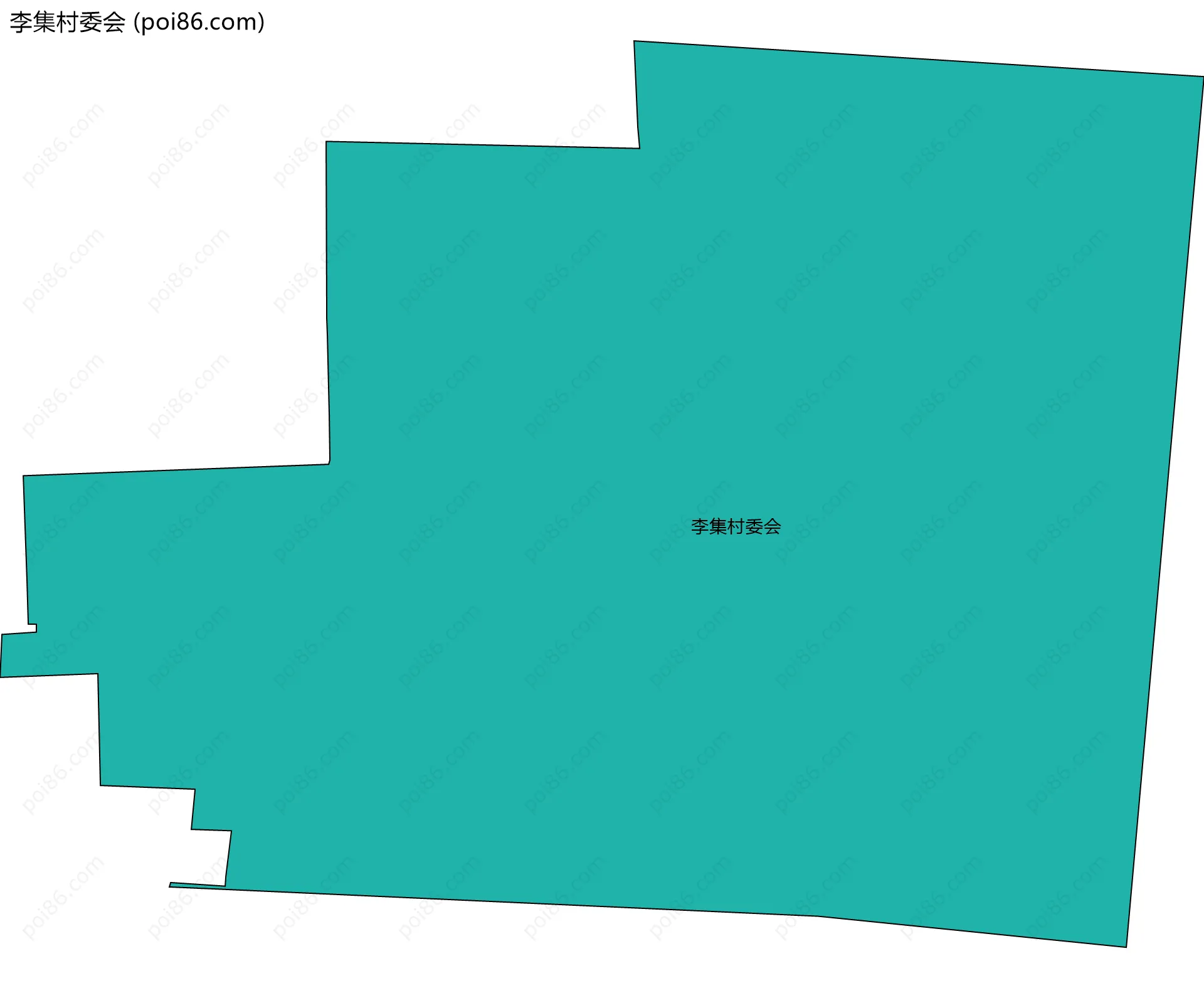 李集村委会边界地图