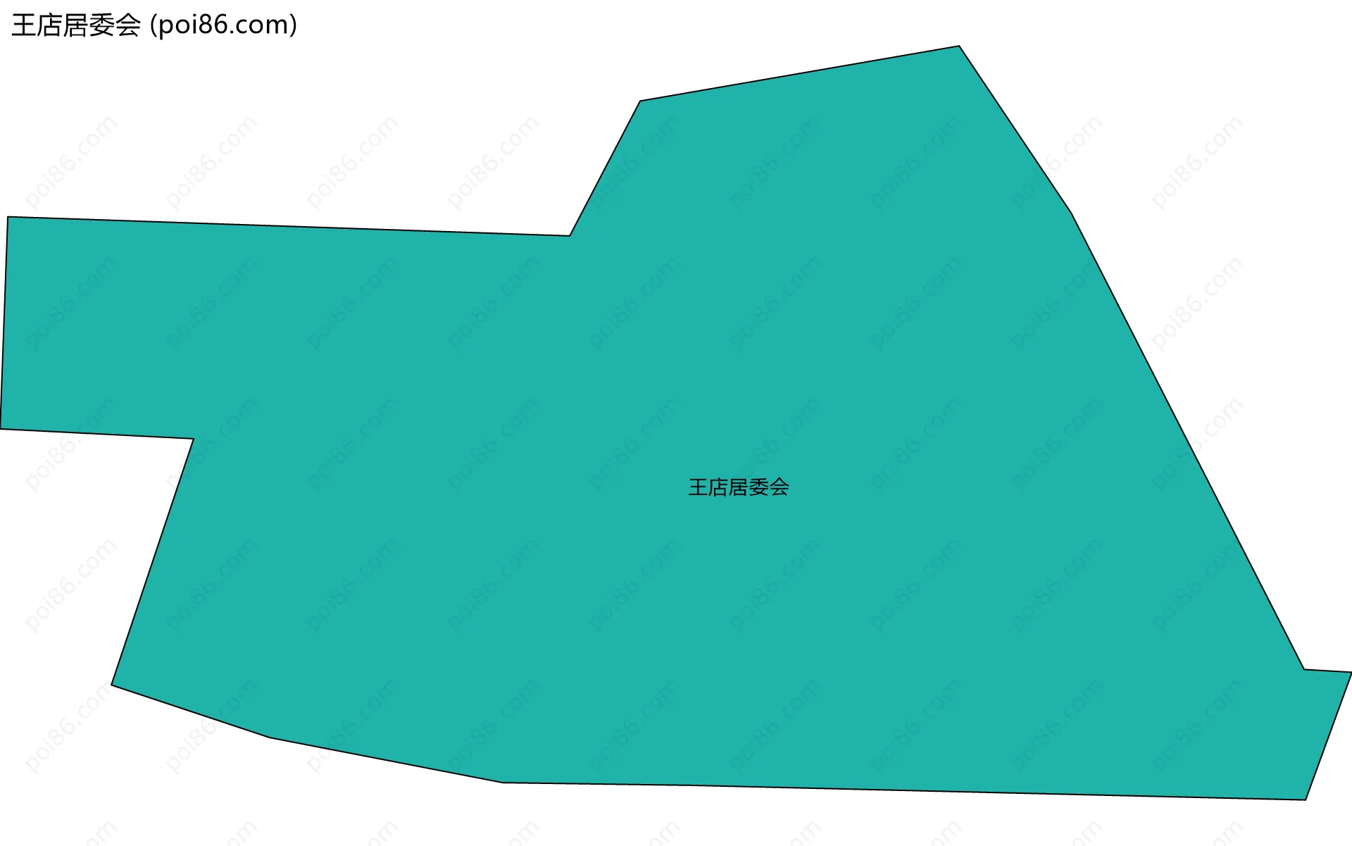 王店居委会边界地图