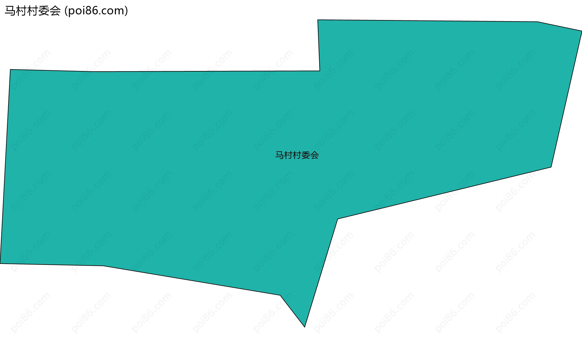 马村村委会边界地图