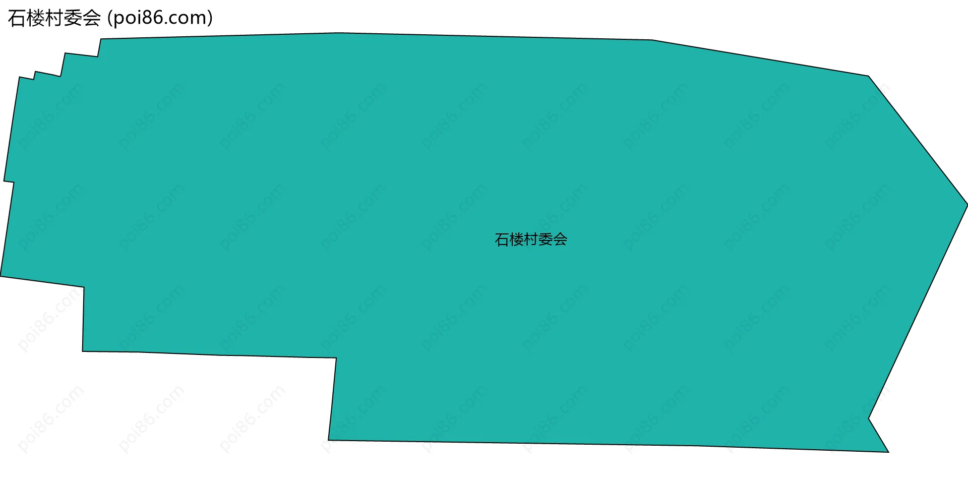 石楼村委会边界地图