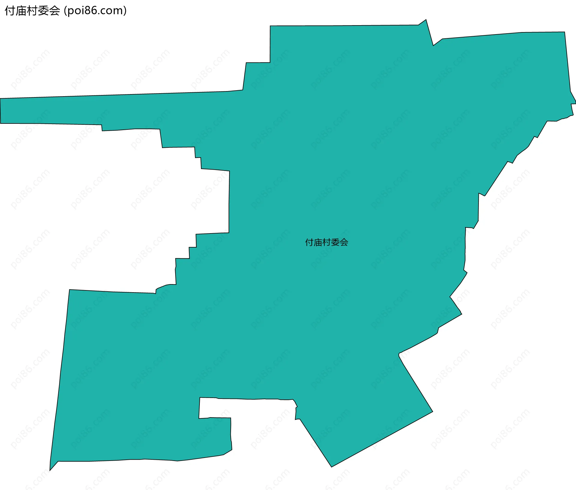 付庙村委会边界地图