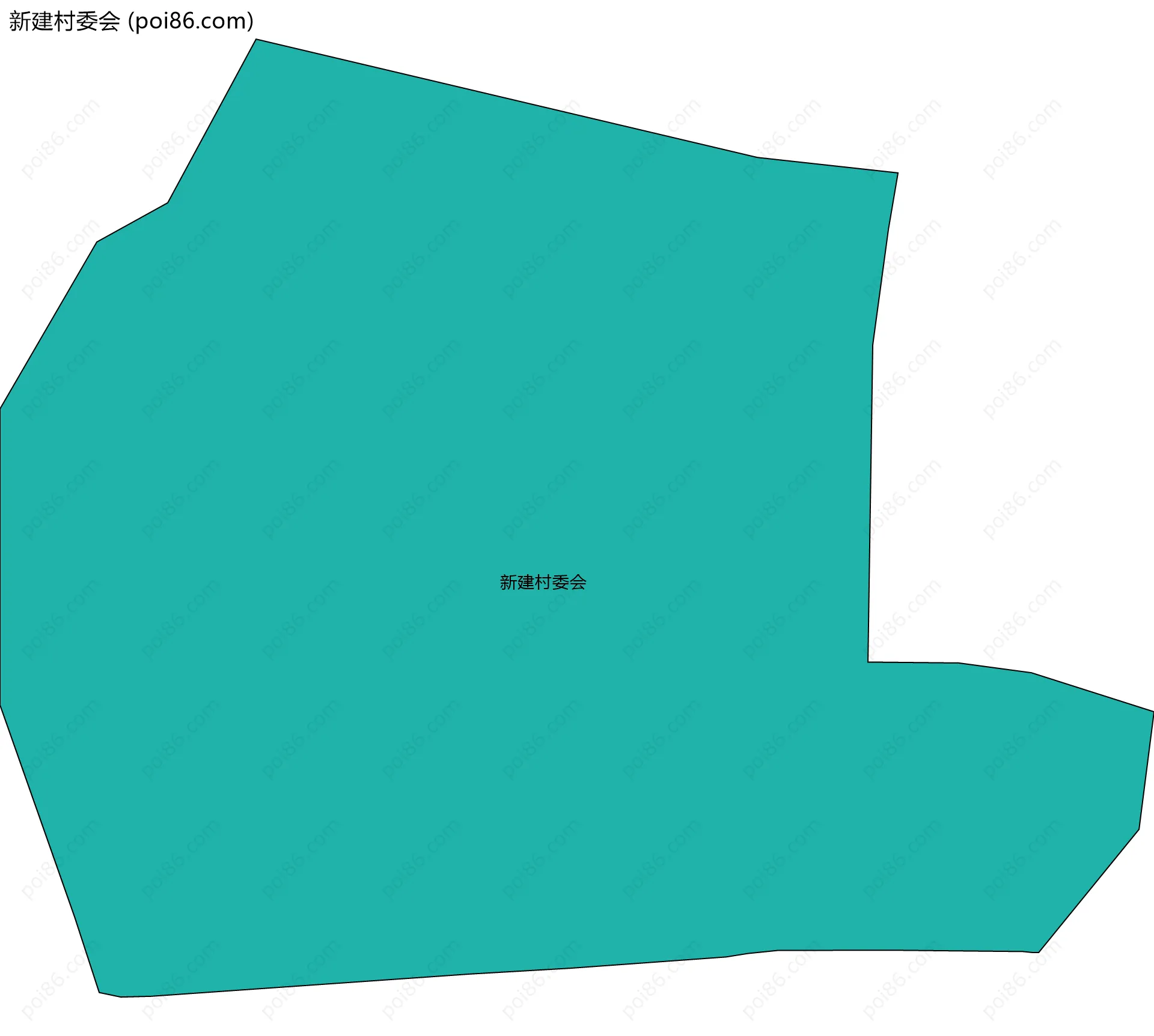 新建村委会边界地图