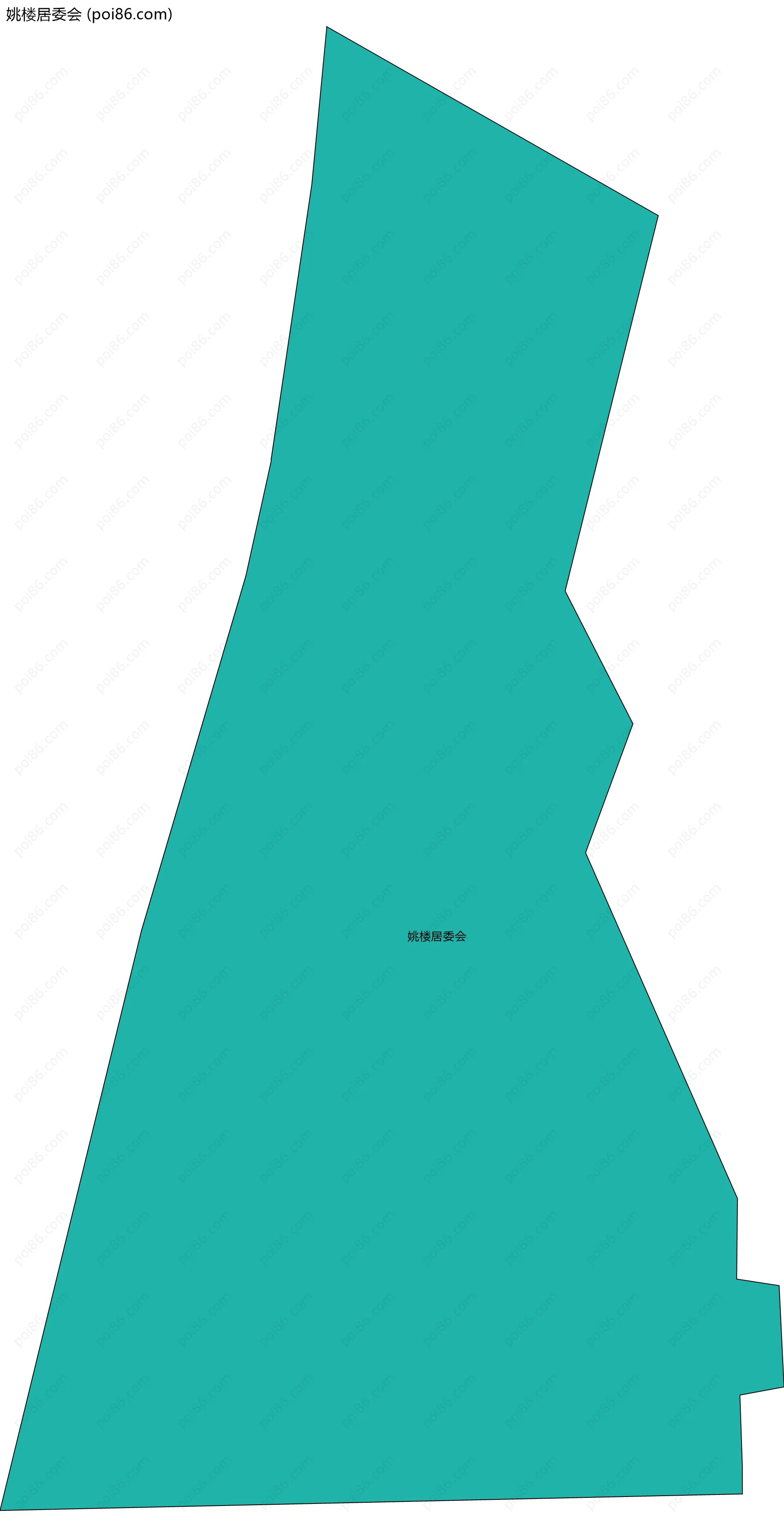 姚楼居委会边界地图