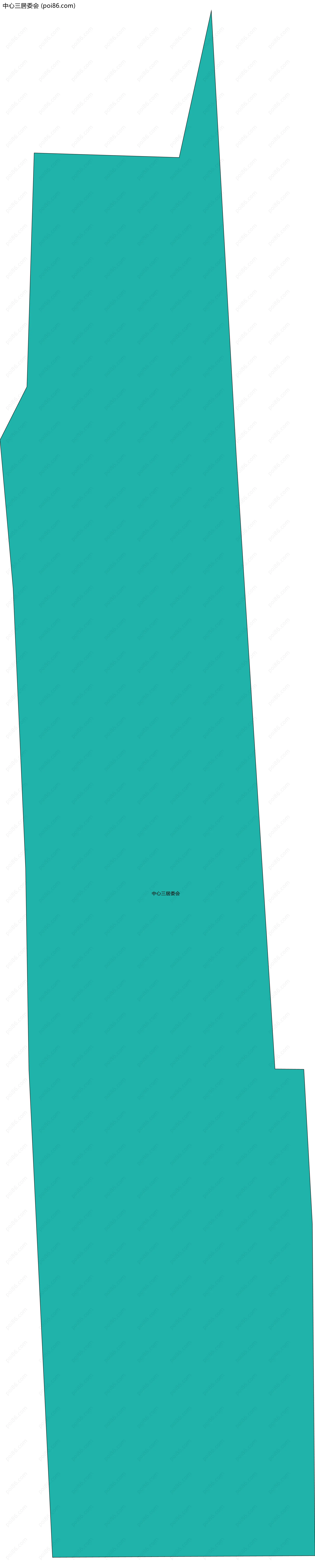 中心三居委会边界地图