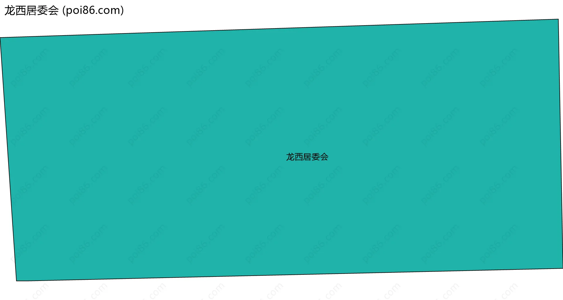 龙西居委会边界地图